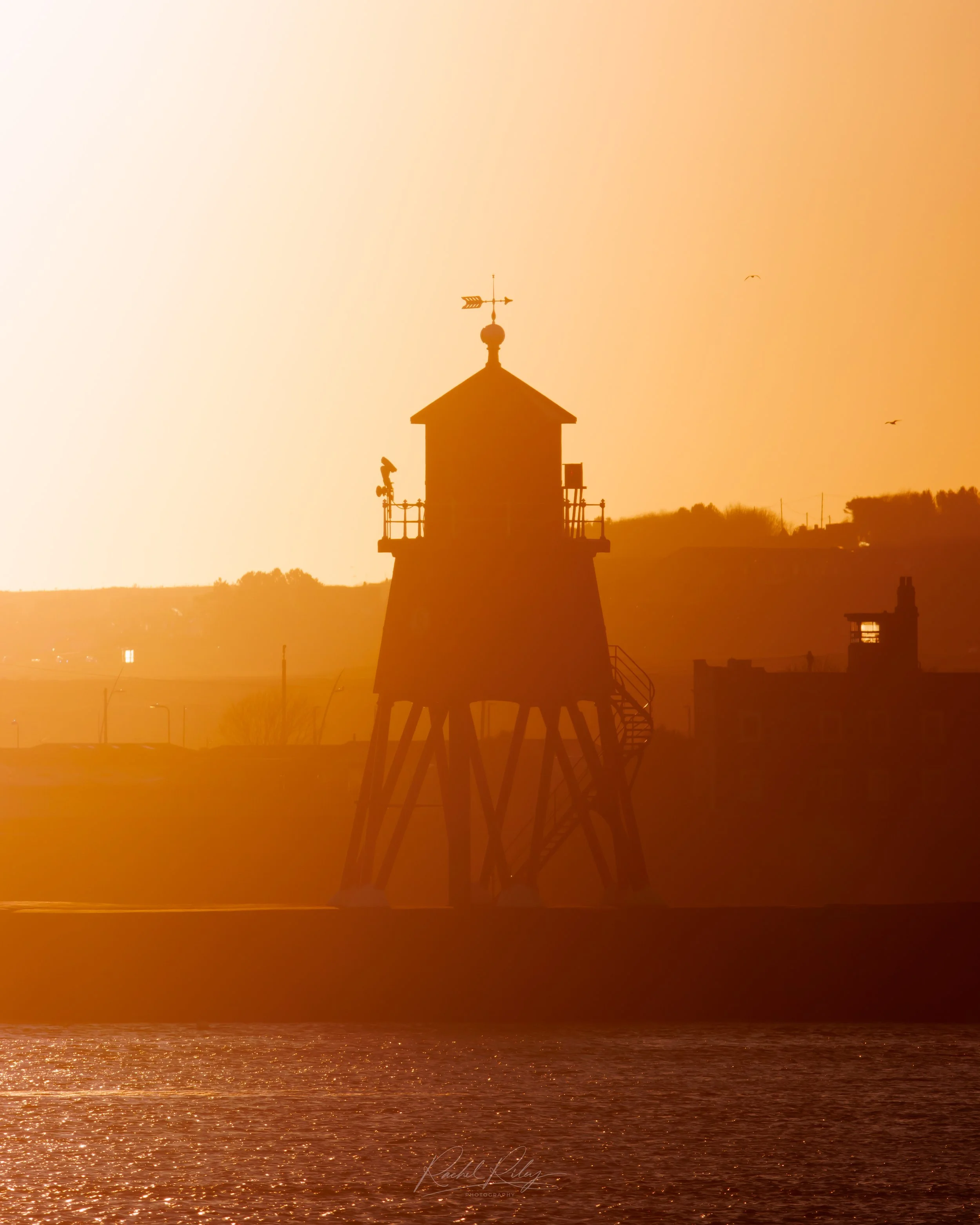 The Herd Groyne from North Shields, North Tyneside, UK
