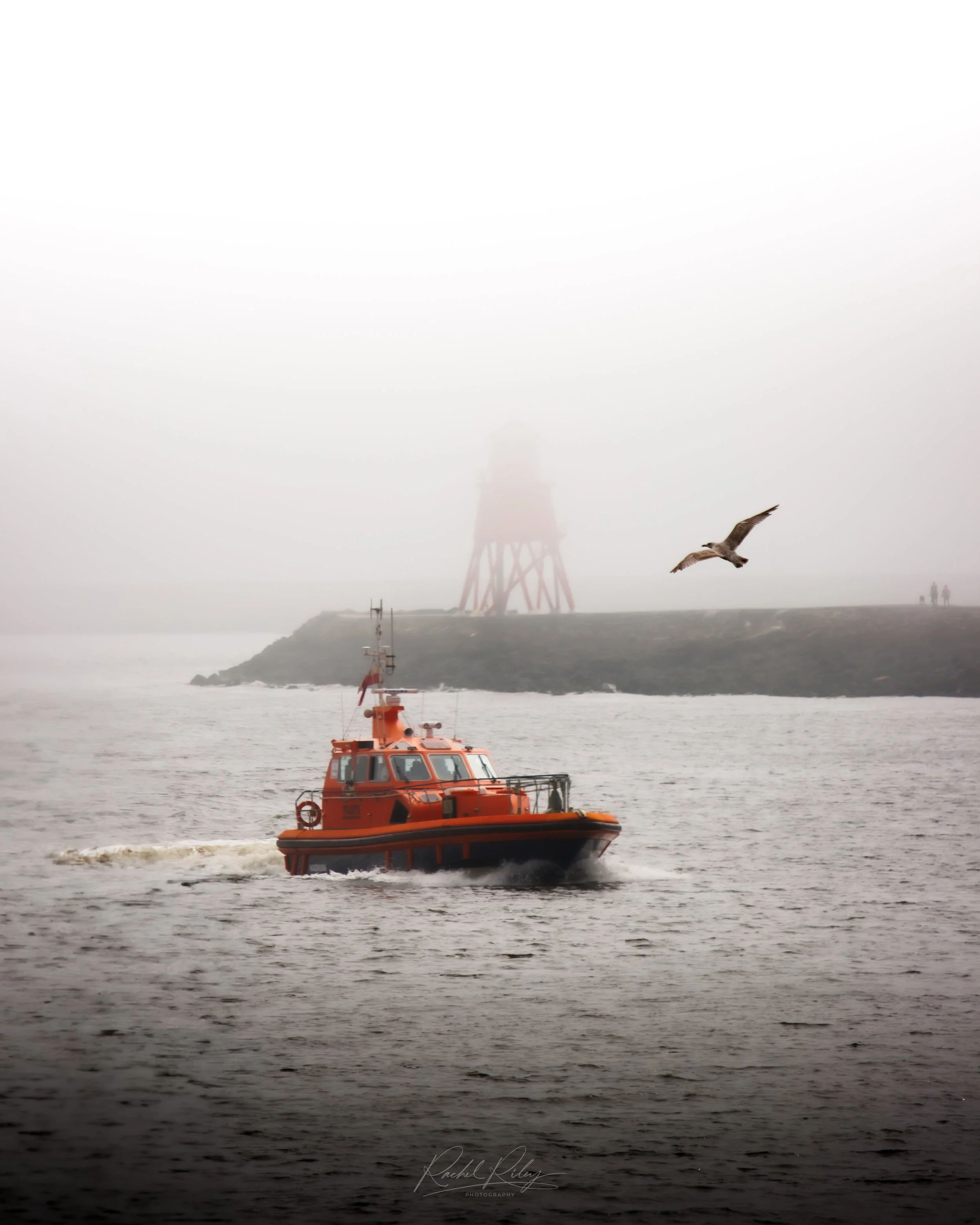 The Herd Groyne from North Shields, North Tyneside, UK