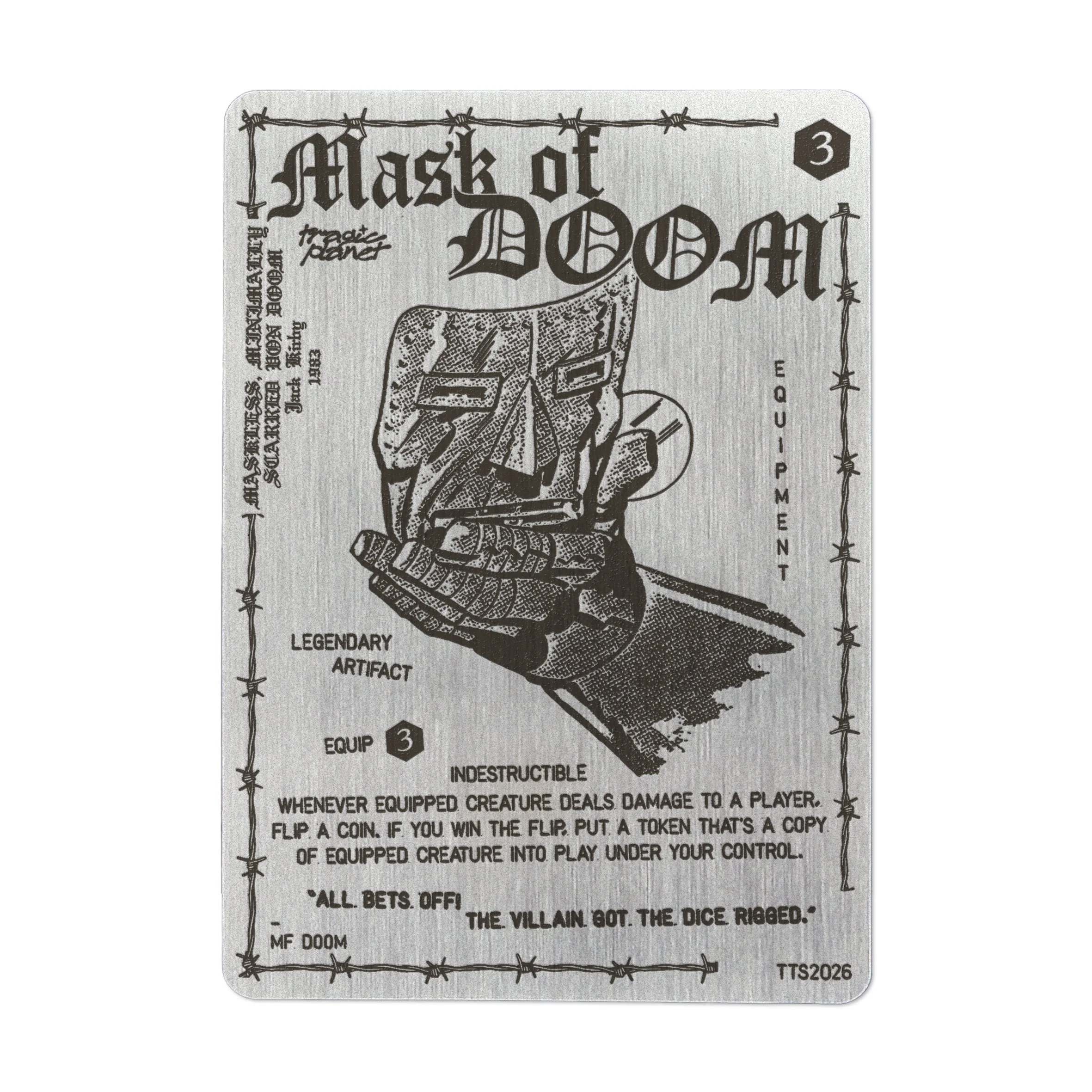 Mask of DOOM - Stainless Steel