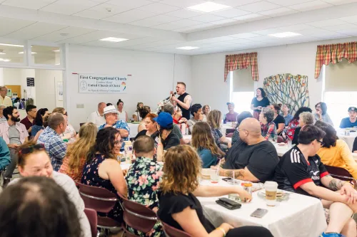 The Rev. Benjamin Perry teaches at a congregation in Maine. Perry is also Director of Communications at Garrett Seminary (photo courtesy of Benjamin Perry)