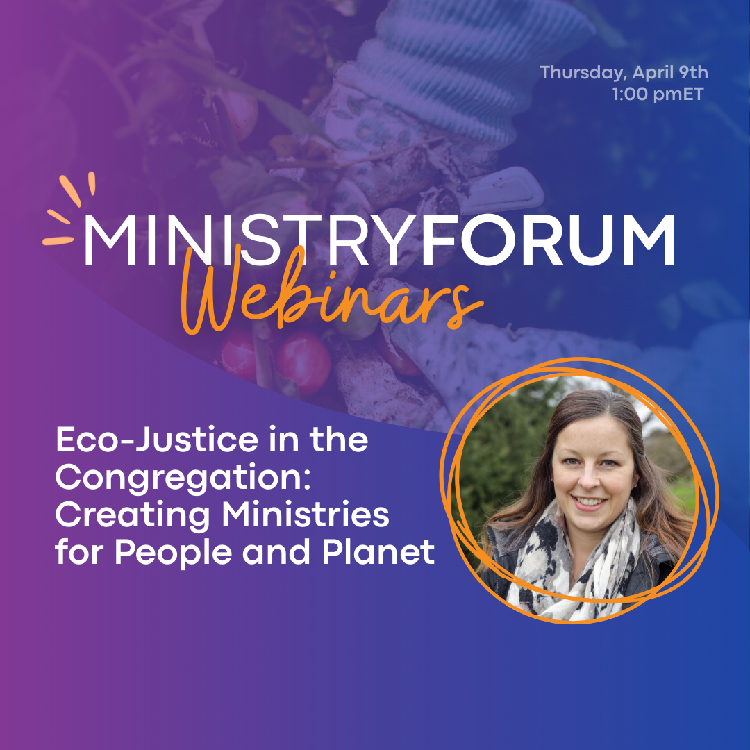 Eco-Justice in the Congregation: Creating Ministries for People and Planet