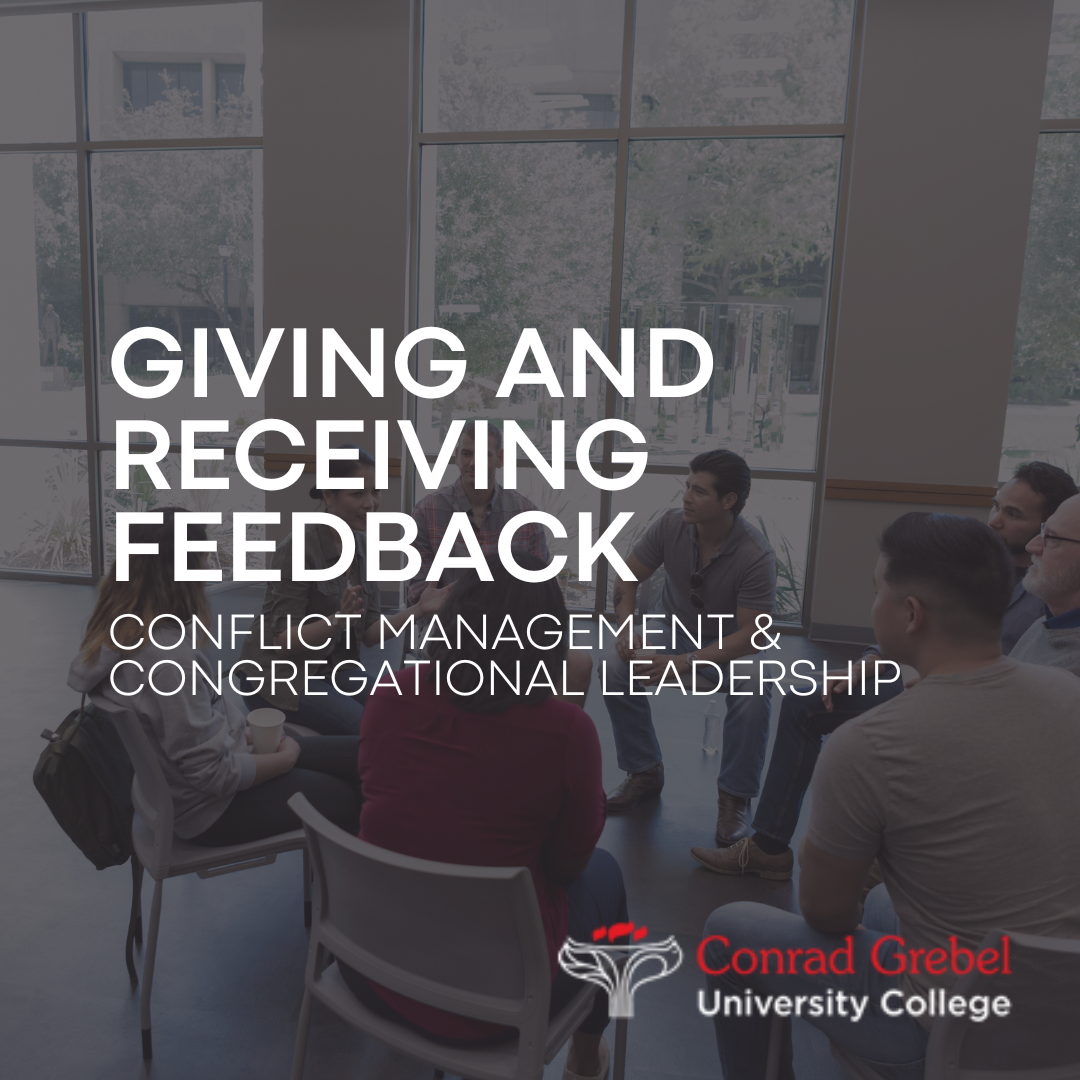 Giving and Receiving Feedback