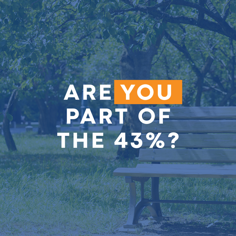 Are You Part of the 43%?