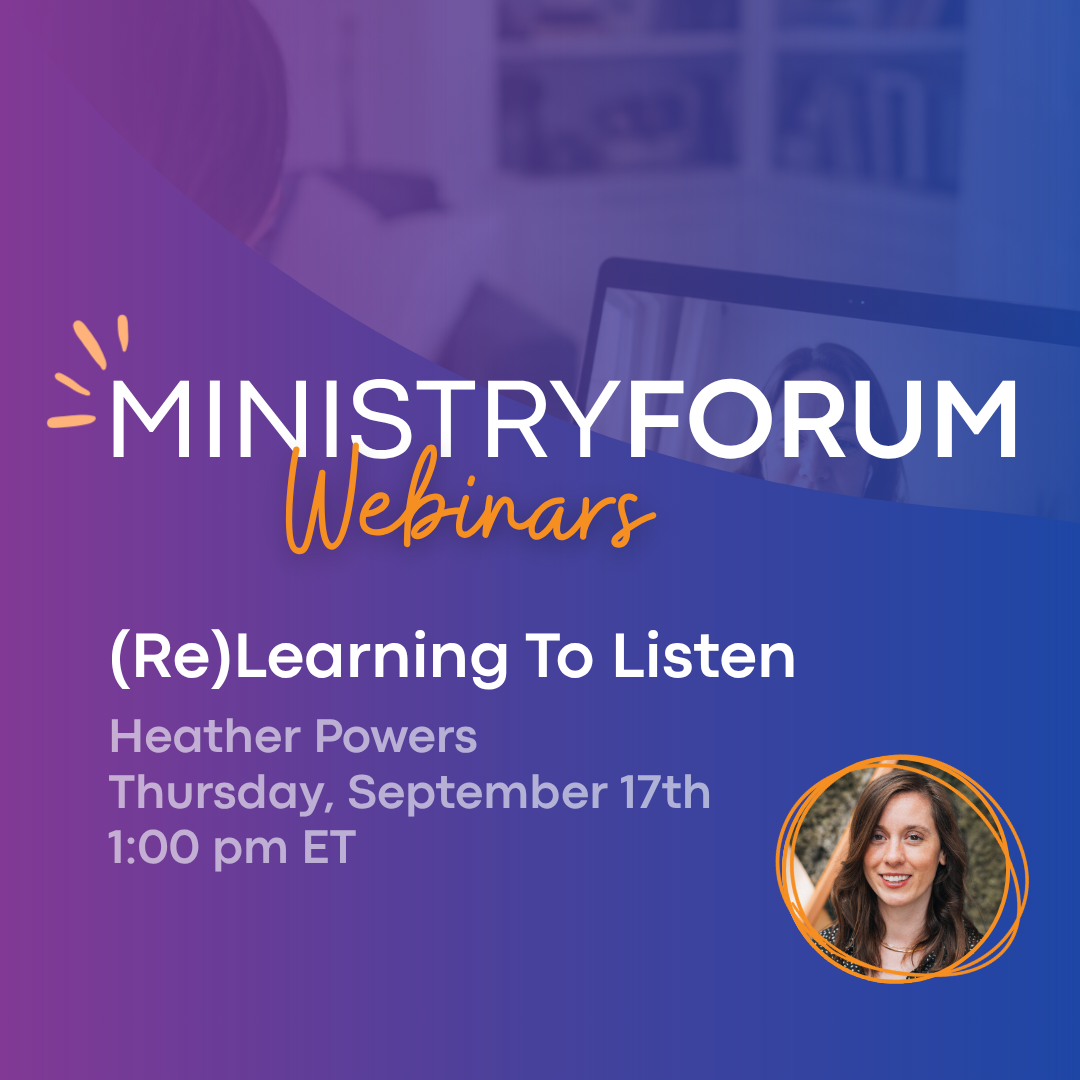 (Re)Learning to Listen - Webinar