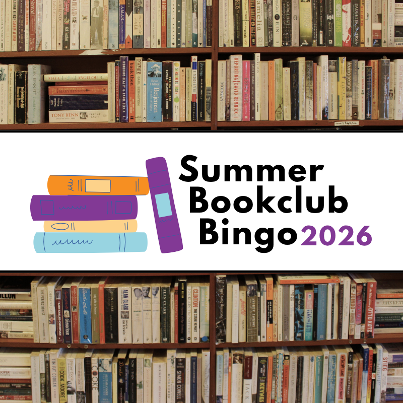 My Own Summer Bookclub Bingo Reads 2026 - with the help of the Toronto Public Library Reading Challenge