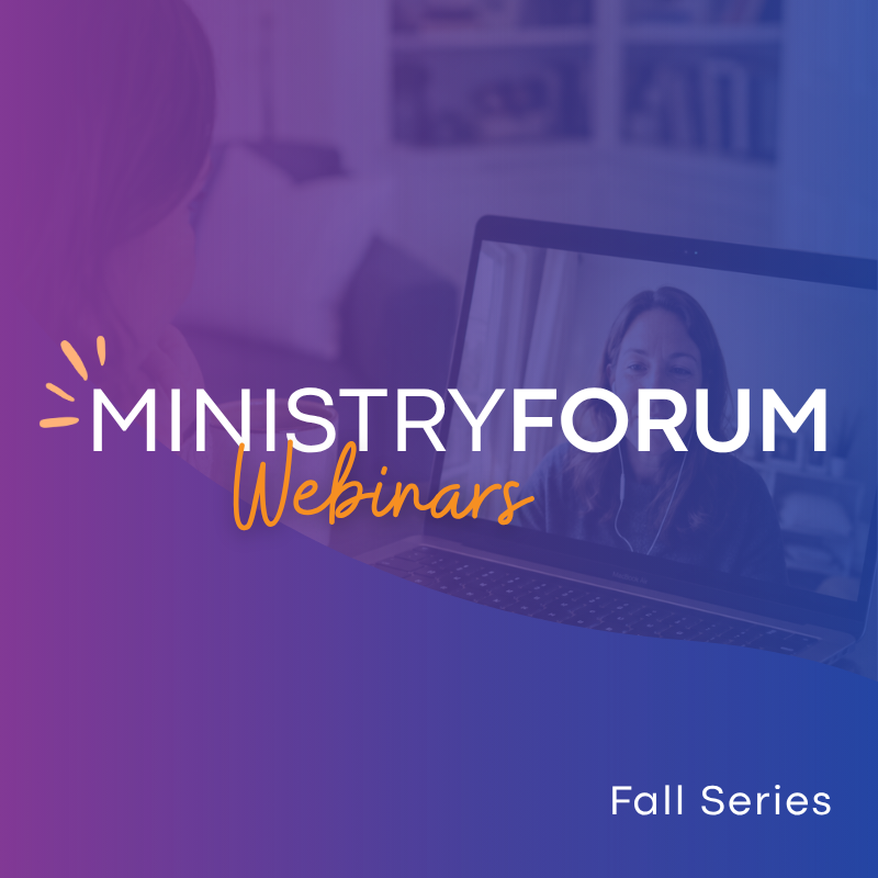 NEW Webinar Series this Fall