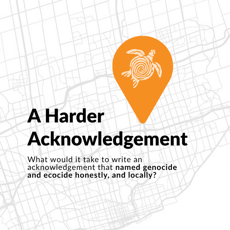 A Harder Acknowledgement