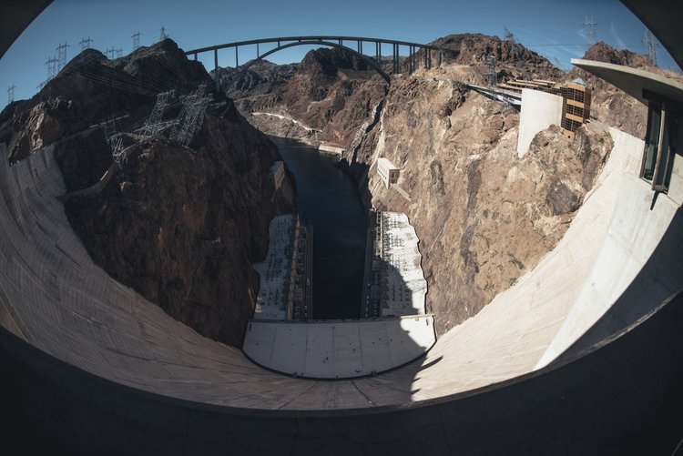  Southern Nevada gets almost 90 percent of its water supply from the Colorado River, which pools behind the Hoover Dam to create the largest reservoir in the US, Lake Mead 