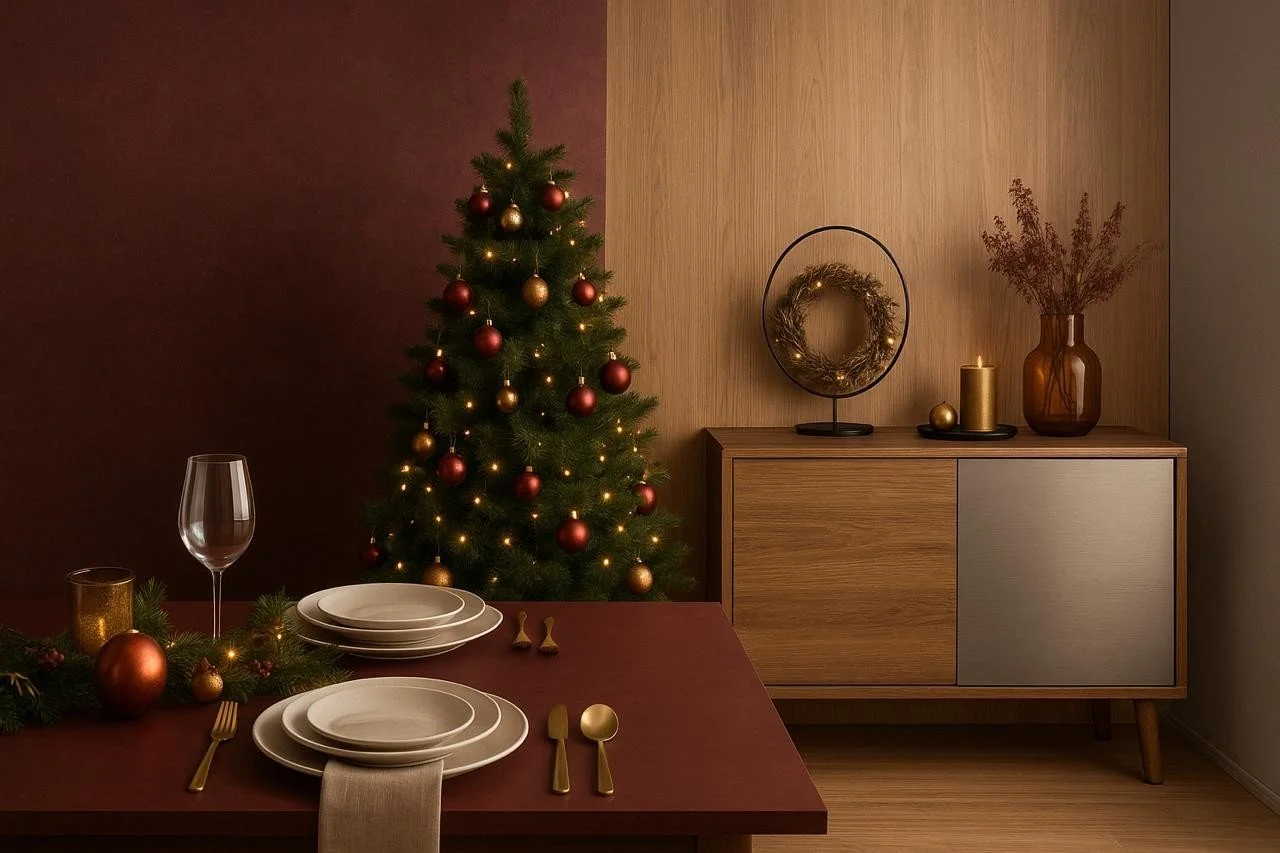 Aplicaciones para navidad con melamina