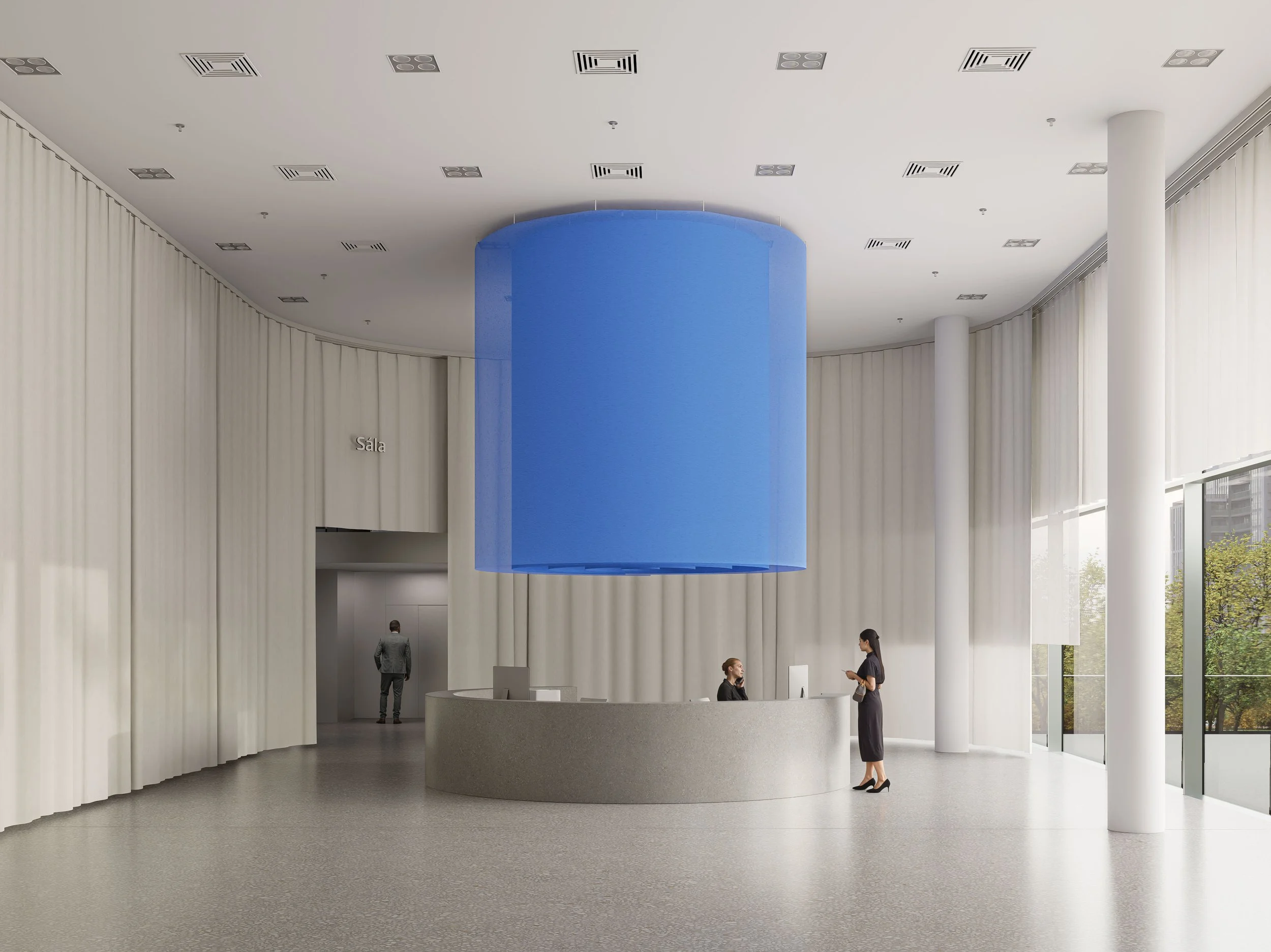 046 / foyer of Slovenská sporiteľňa headquarter