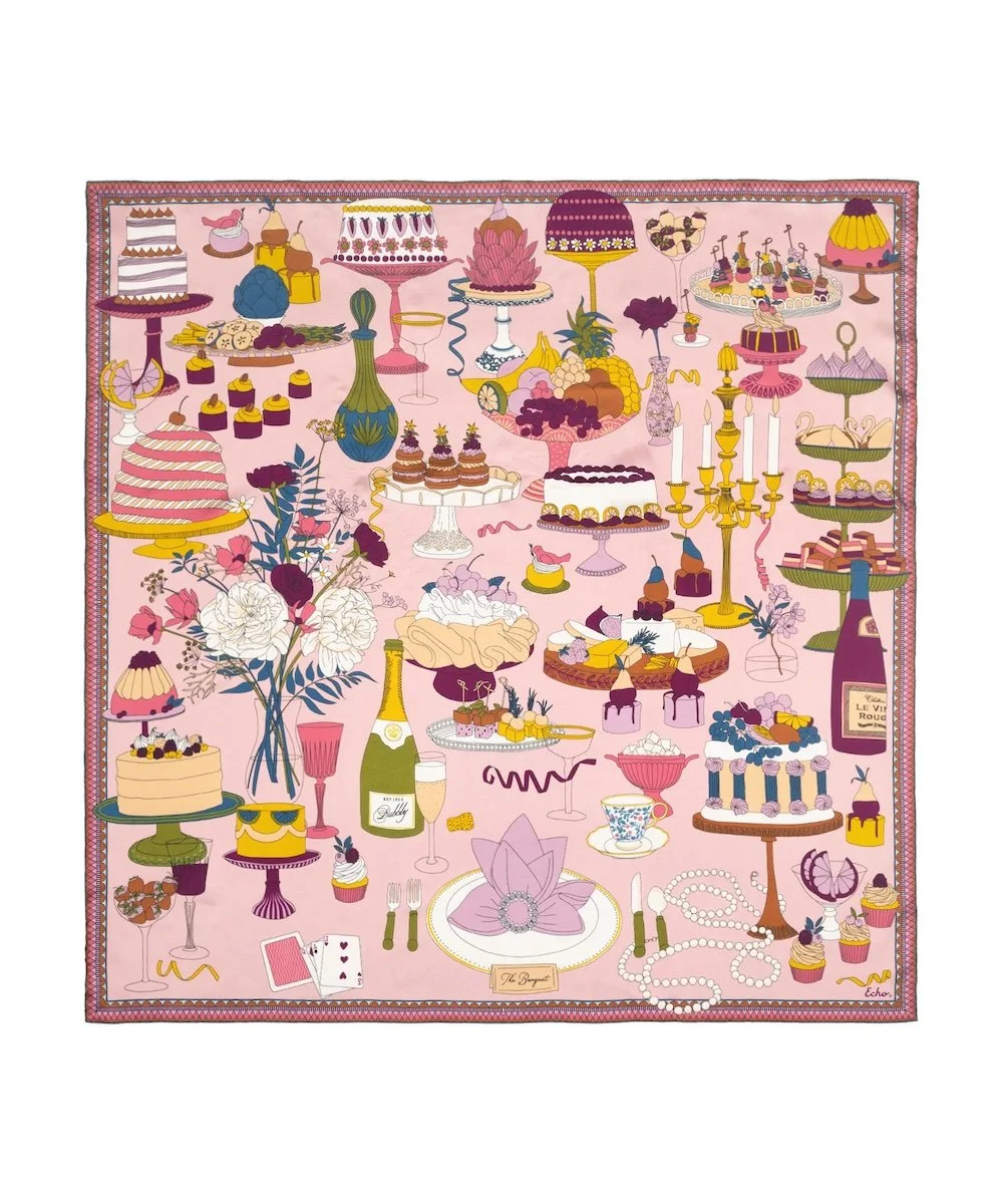 The Banquet Series Silk Scarf