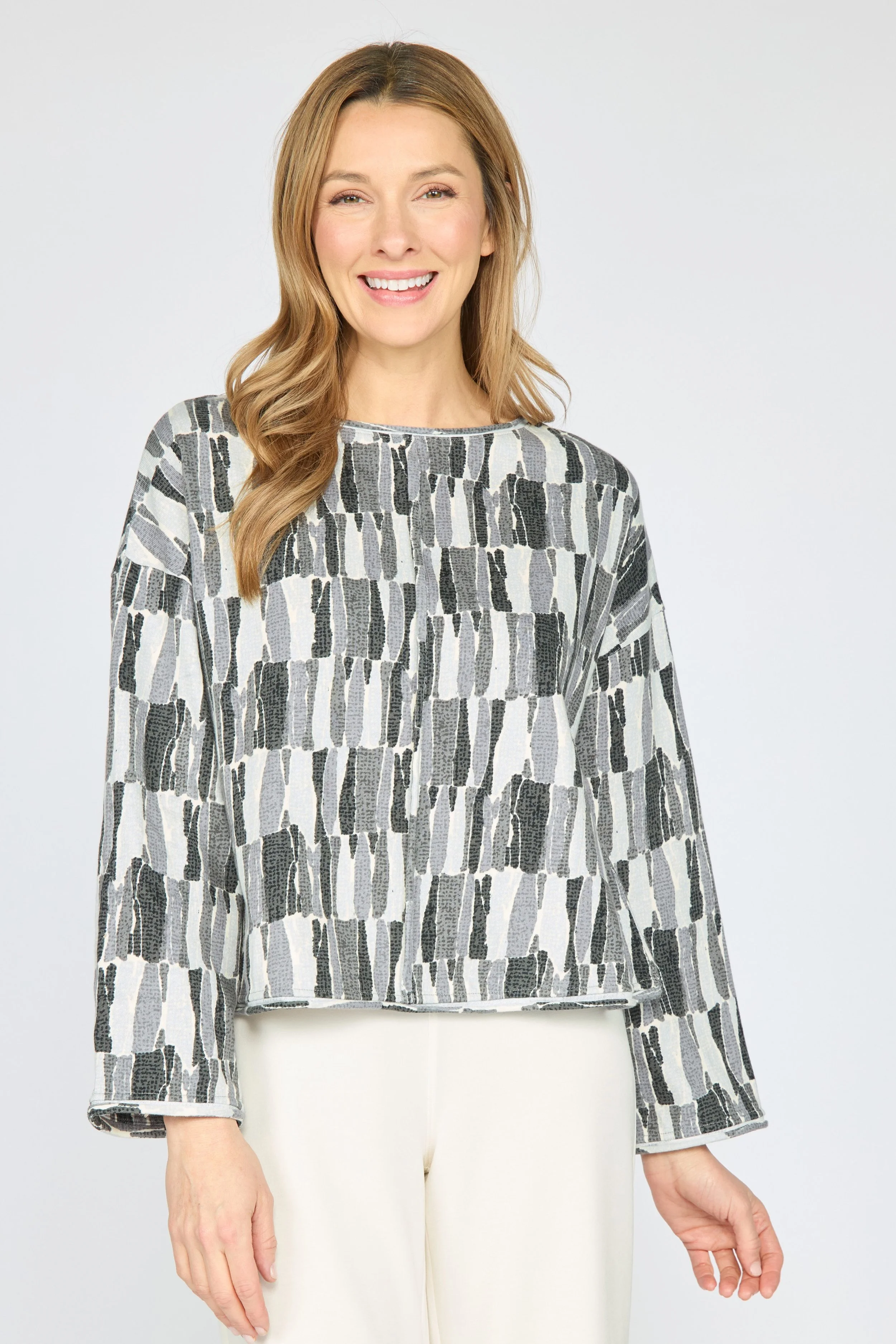 Rolled Edge Pullover