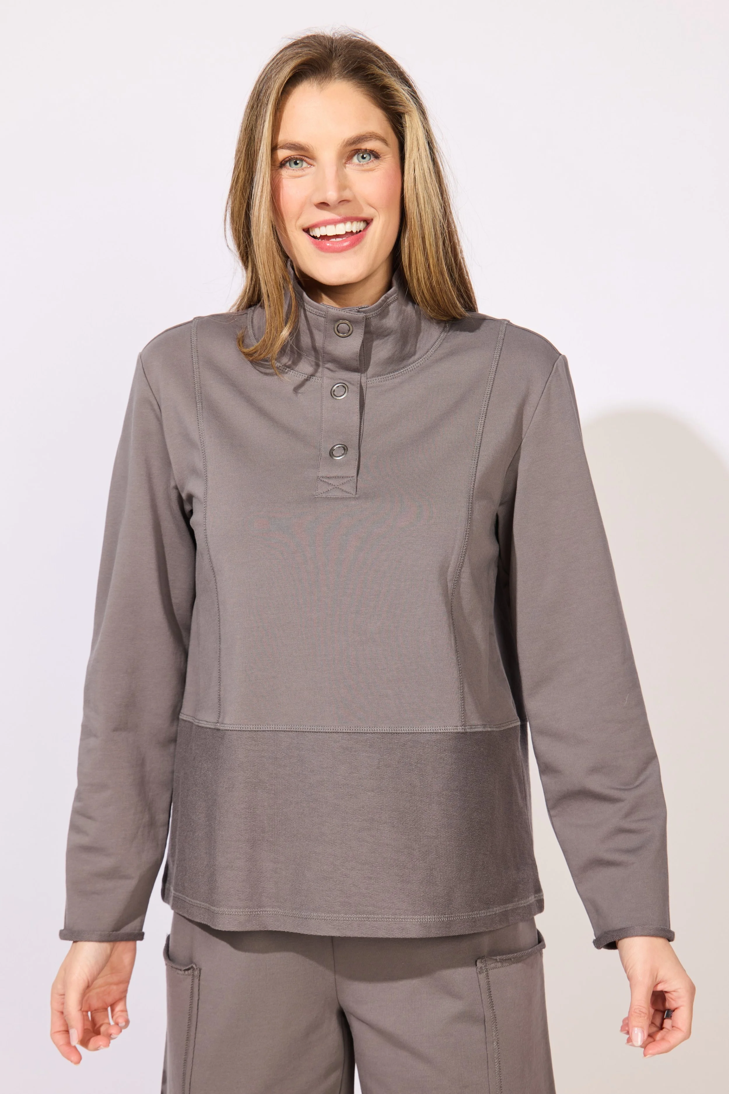 Everyday Quarter Snap Sweater