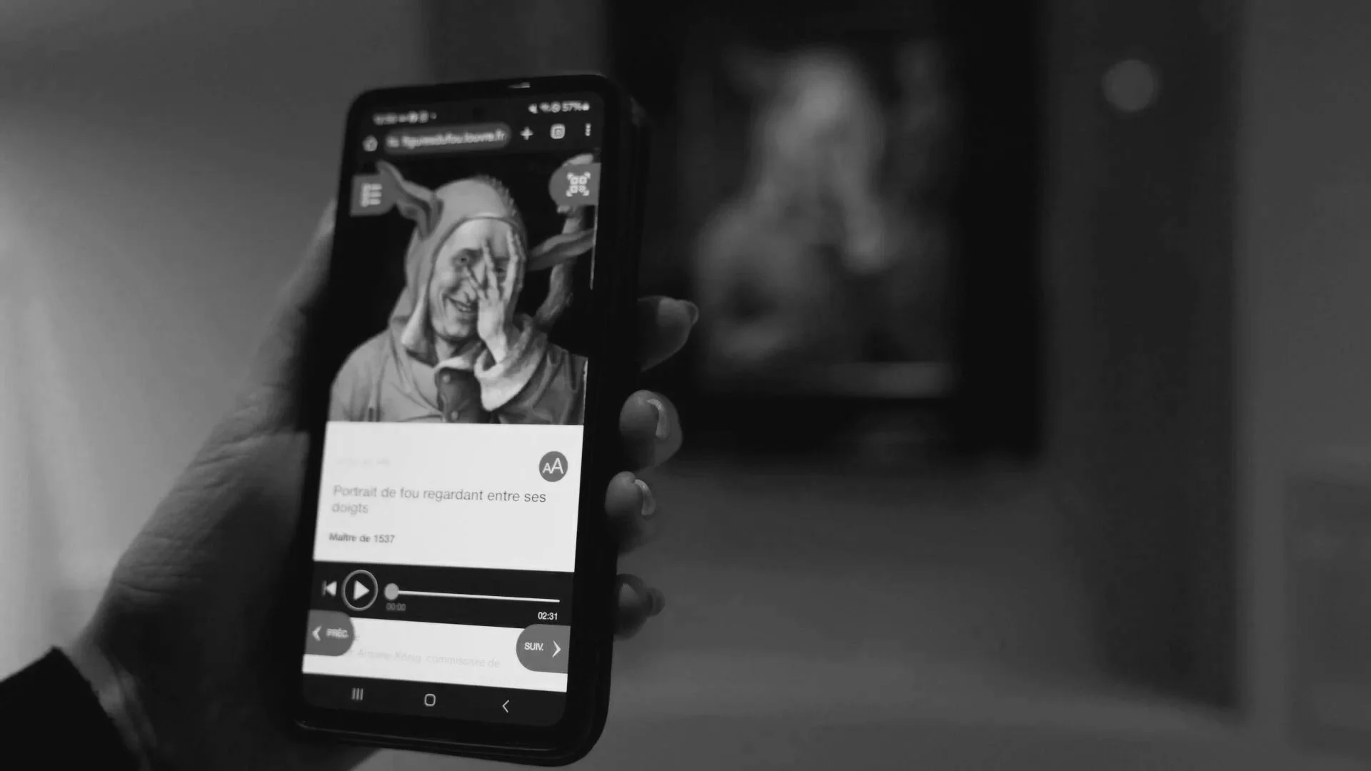 webapp musée du Louvre Alto