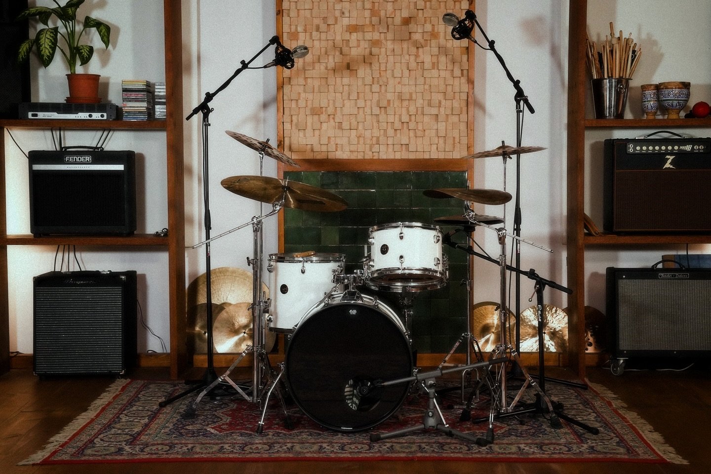 𝕿𝖍𝖊 𝕷𝖎𝖛𝖊 𝕽𝖔𝖔𝖒

This is where sound comes alive&mdash;our dedicated space for rehearsing, producing, and recording vocals and live instruments.

Whether you&rsquo;re playing with a full band, laying down vocals, or capturing raw takes, our 