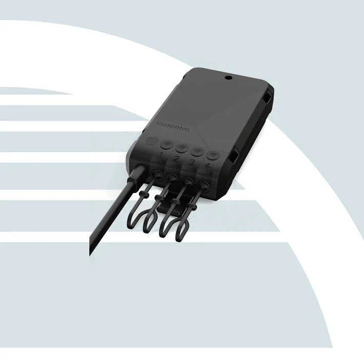 Corning Evolv Pushlok, 4Port, 4Fibre, A4, Coil 350m (Telcordia)