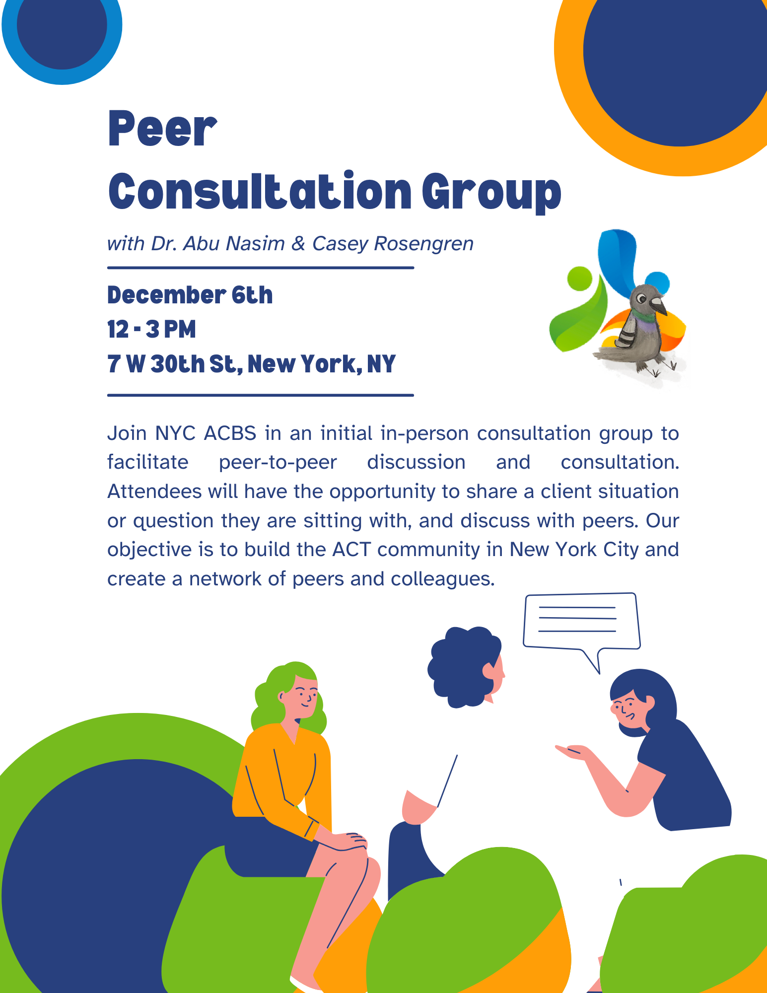In Person Peer Consultation Group