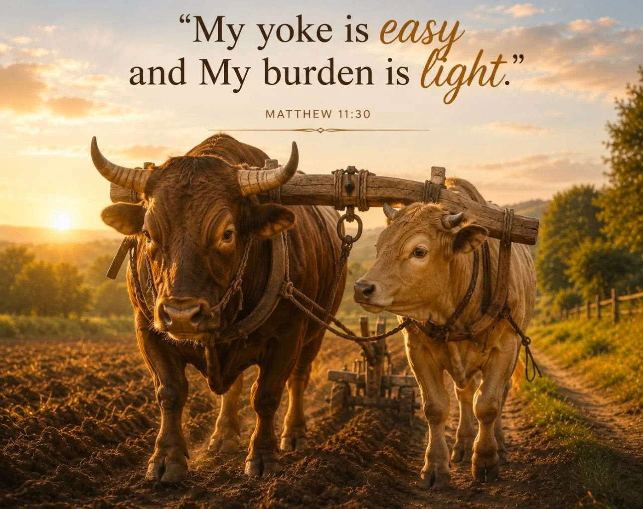 His Yoke Is Easy? His Burden Is Light?