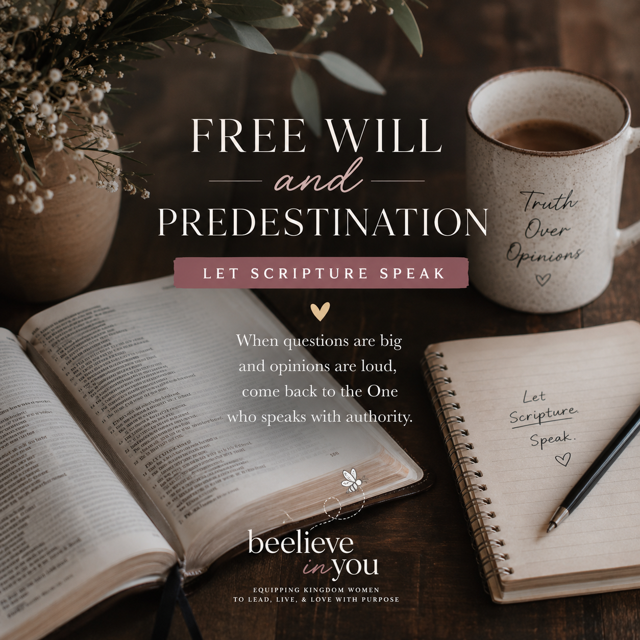 Free Will and Predestination: Let Scripture Speak