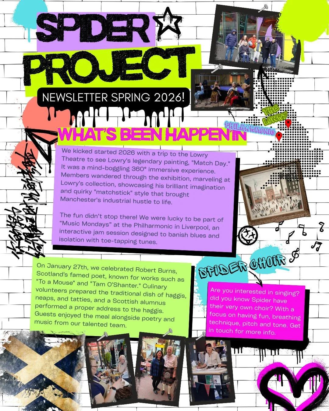 The Spider Project Spring Newsletter is here!

Take a read of all the stuff the Spider have been up to! ☝

#spiderproject #wirral #uk #creativearts #recovery #mentalhealth #mentalhealthawareness #volunteering #volunteer #cic #arts #community #birkenh