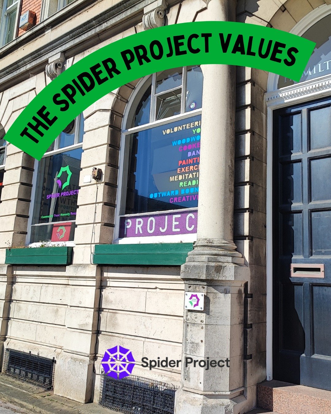 The Spider Project Values 💪

Here at Spider, we hold our values very highly. Our key values are -
Community 🏠
Trust 🤞🏽
Honesty 🗣
Respect 💜

🏡Hamilton House, Birkenhead, CH41 SAE
📧enquiries@Spiderproject.org.uk
📞01516477723

#spiderproject #w