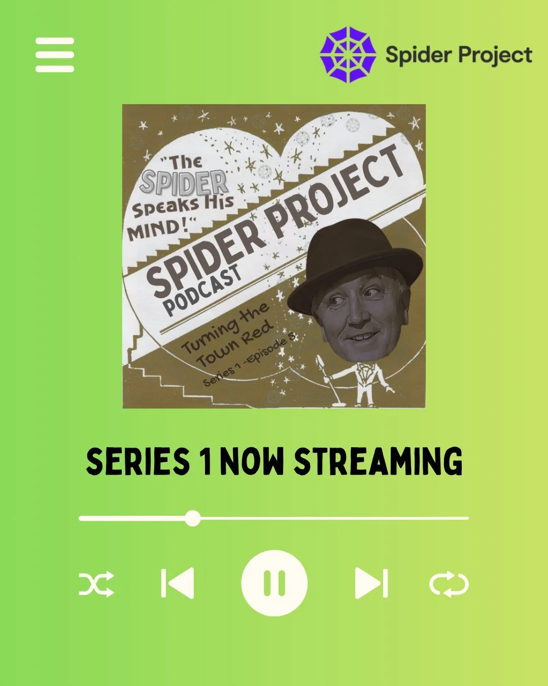 Series 1 of The Spider Speaks His Mind now streaming 🕷

Following a serious workplace accident Paul soon realised that things aint what they used to be... Gary speaks to Paul who shares his personal battles with mental health and how he deals with t