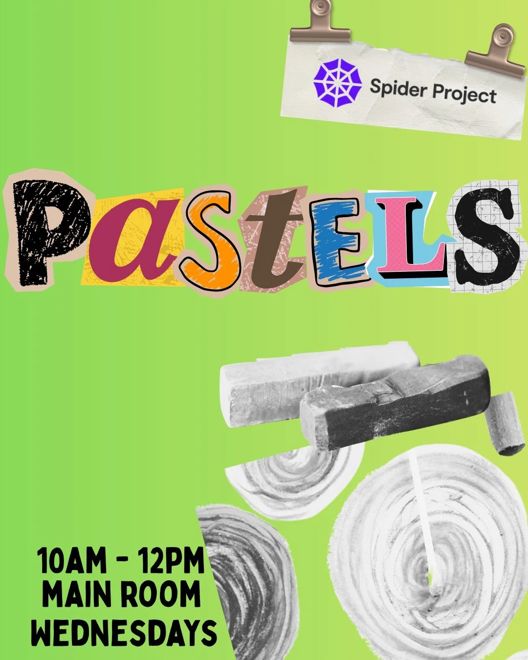 Pastels with Anita ✏

Want to explore pastels and how they work? Or are you an experienced pastels pro and want to let your creative juices flow?

Come on down to Spider on Wednesdays from 10am - 12pm to get involved in Pastels!

🏡Hamilton House, Bi