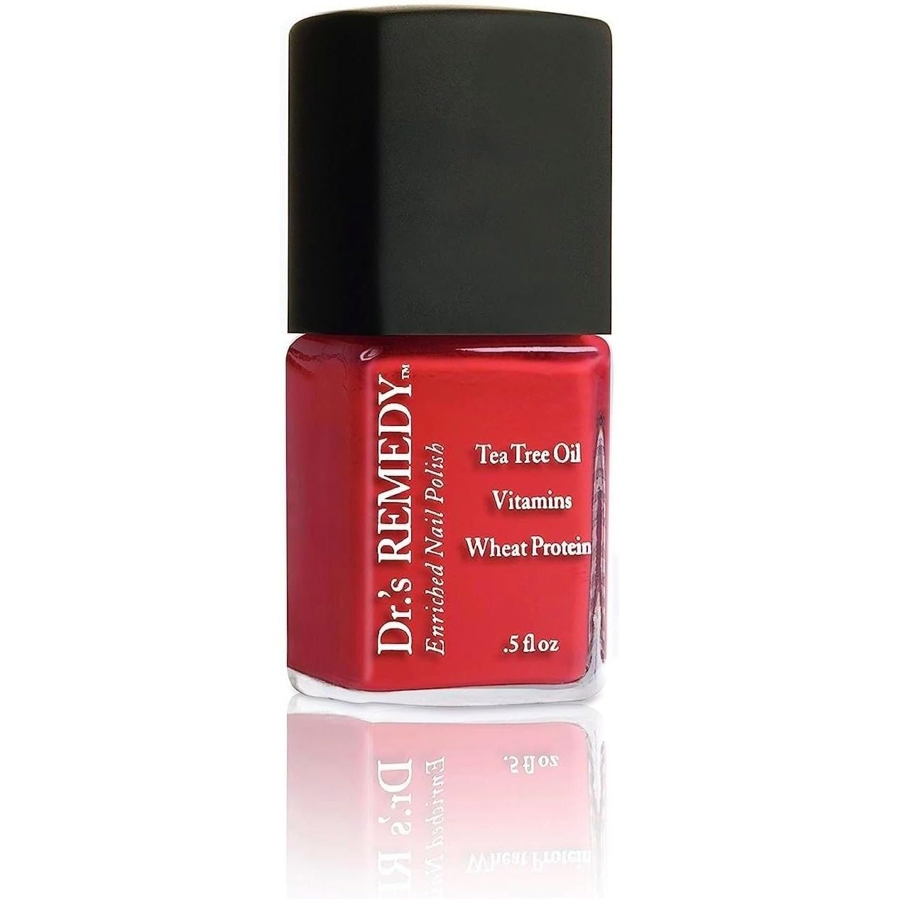 Bottle Of Dr.'s REMEDY Enriched Nail Care Polish, Clarity Coral