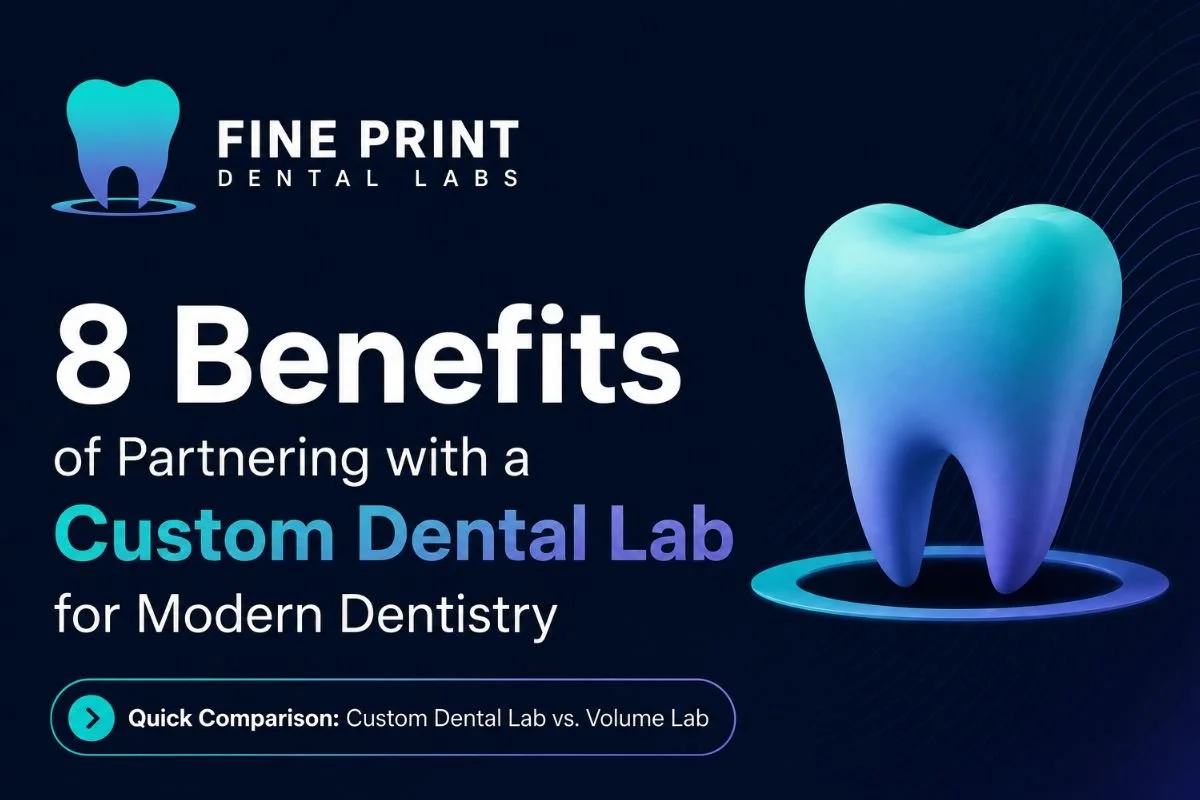 8 Benefits of Partnering with a Custom Dental Lab for Modern Dentistry&nbsp;