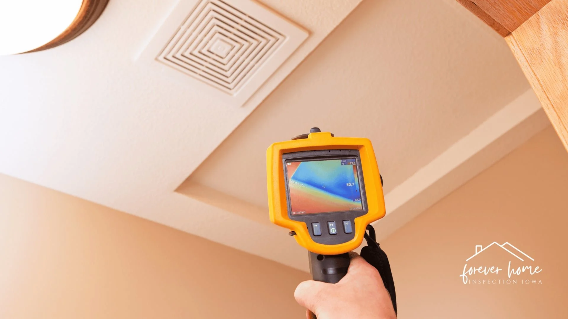 home inspection thermal imaging camera results