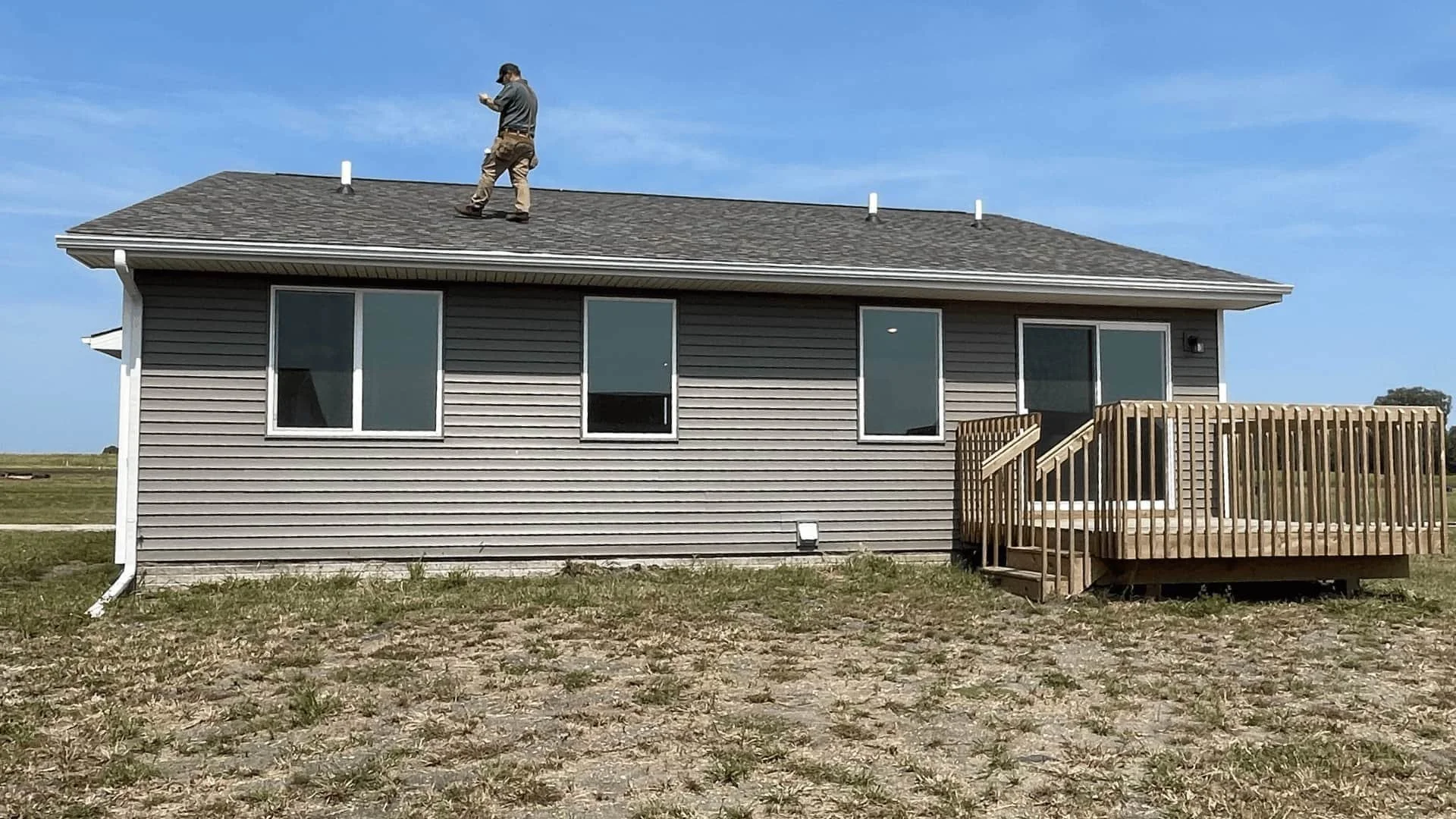 Iowa home inspection services include roof inspections.