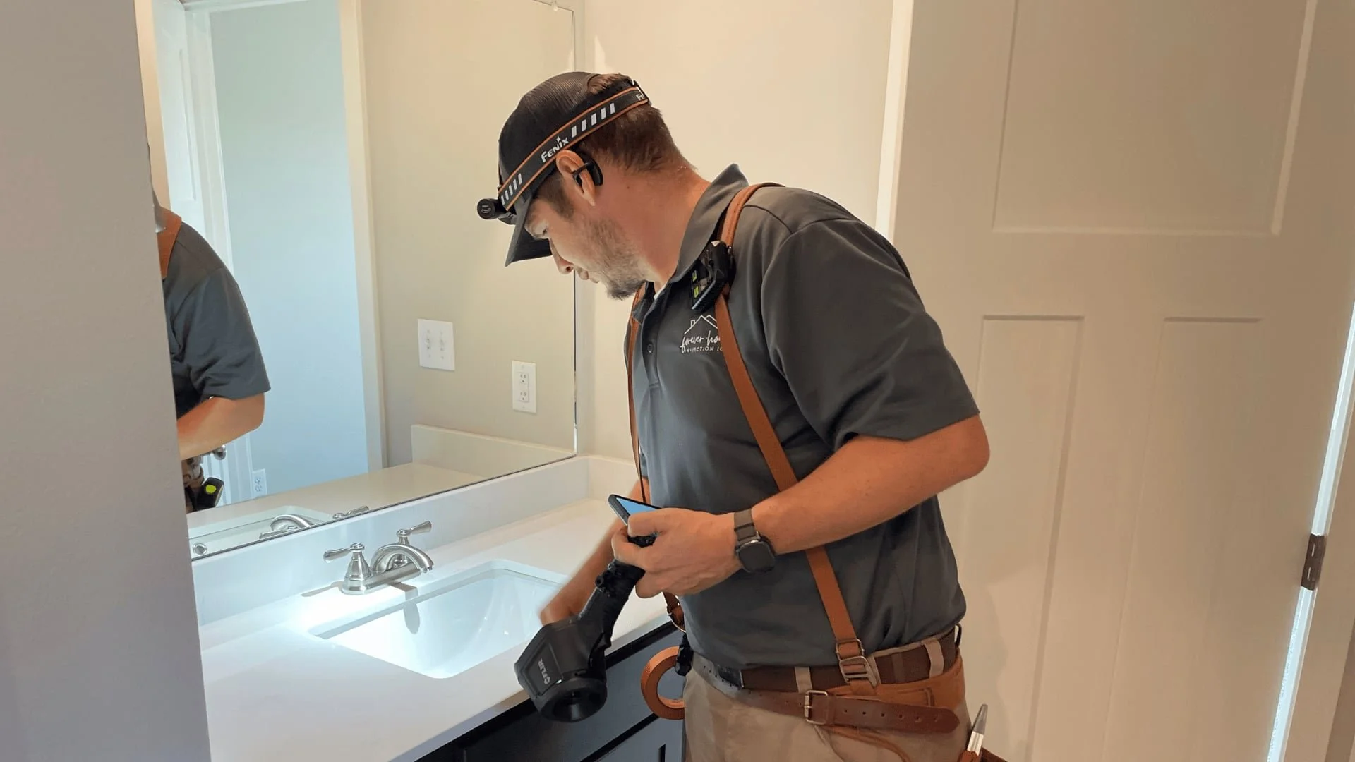 Home inspector Clive offers a full- service inspection.