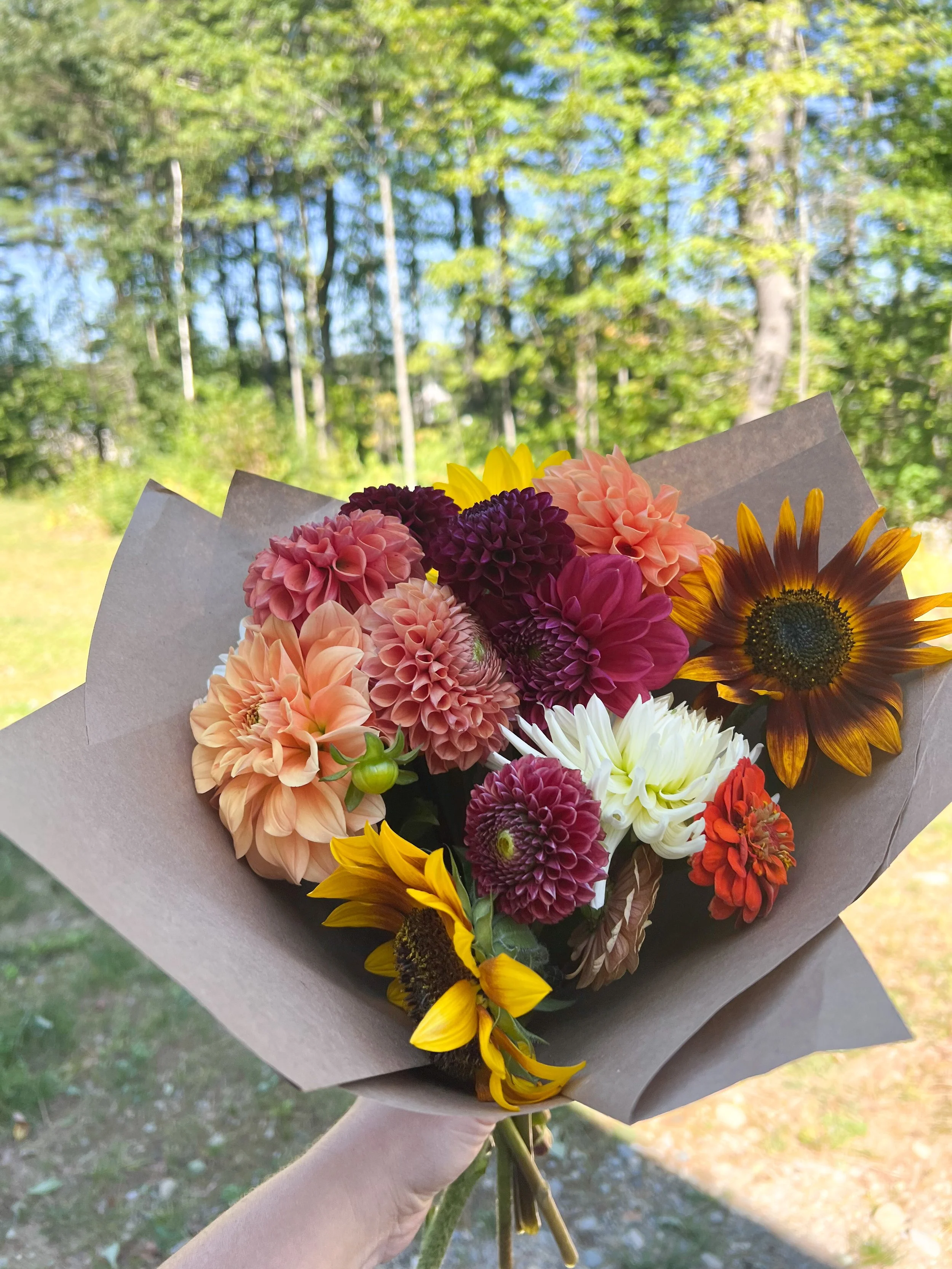 CUSTOM WRAPPED BOUQUET - SMALL