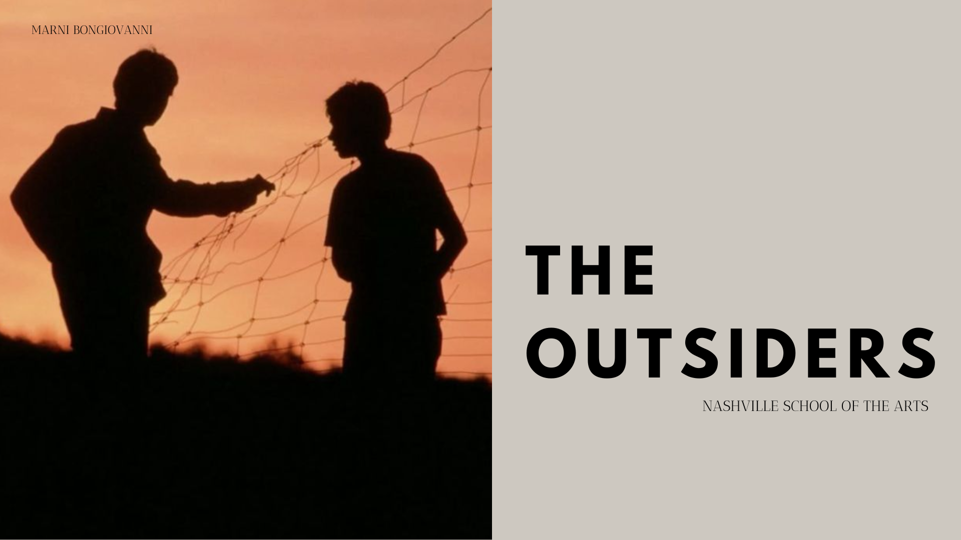 Outsiders - Costume Proposal