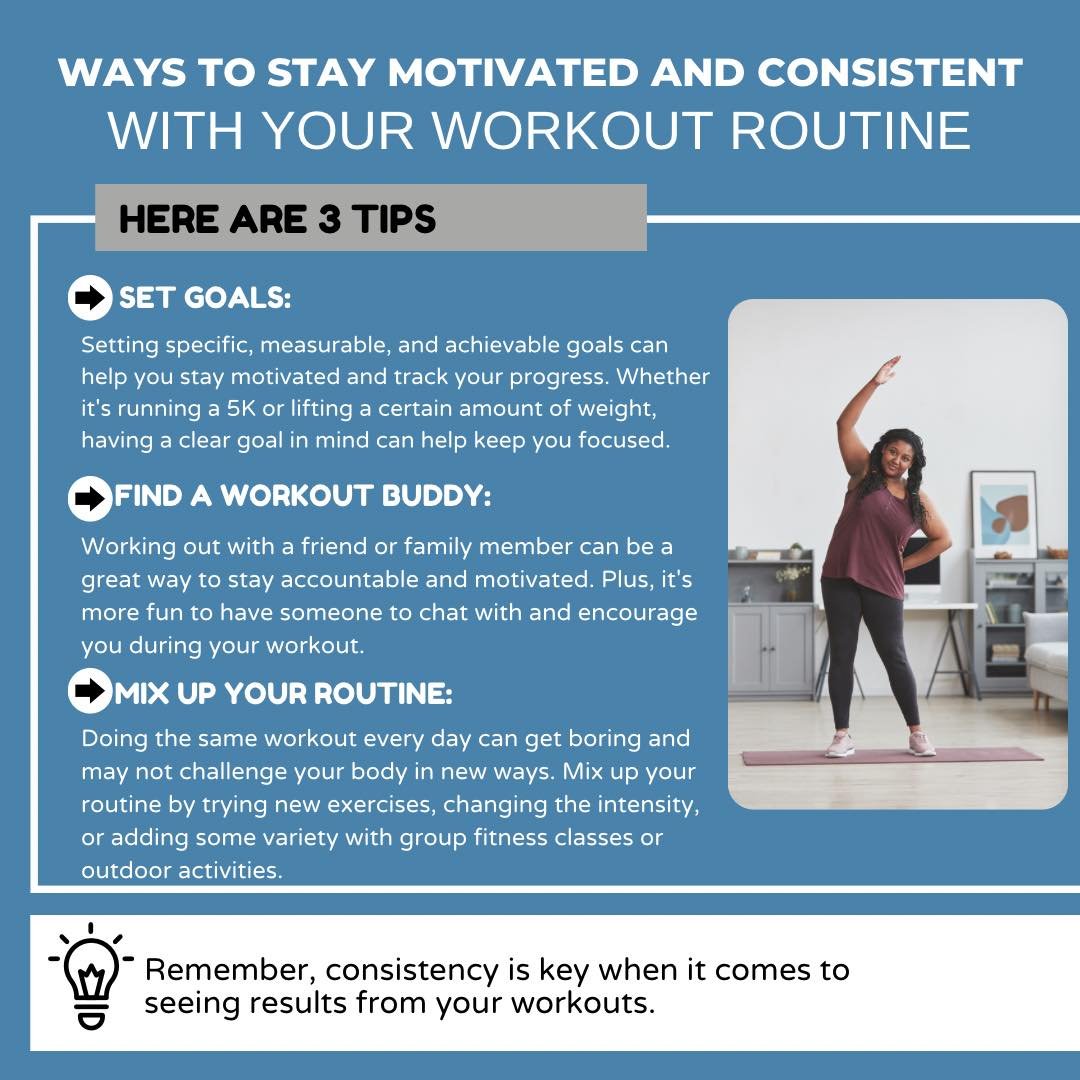 3 Tips to stay motivated and consistent with your workouts!!!
.
.
.
#grouptraining #groupfitness #wellnessjourney #mindsetmatters #FIT30FS #determination #bettertogether #consistency #consistencyiskey