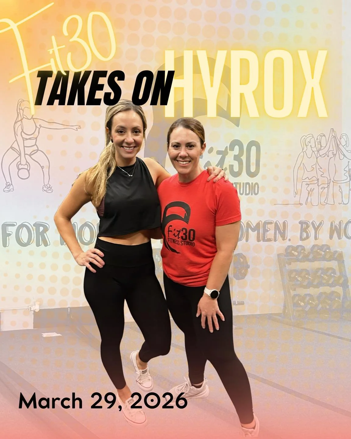 It&rsquo;s race week for Monica and Stacey. 🏁

Which means after months of talking about this competition approximately every chance we got&hellip; it is finally time to go do the thing.

To our Fit30 Community: thank you for listening to us talk ab