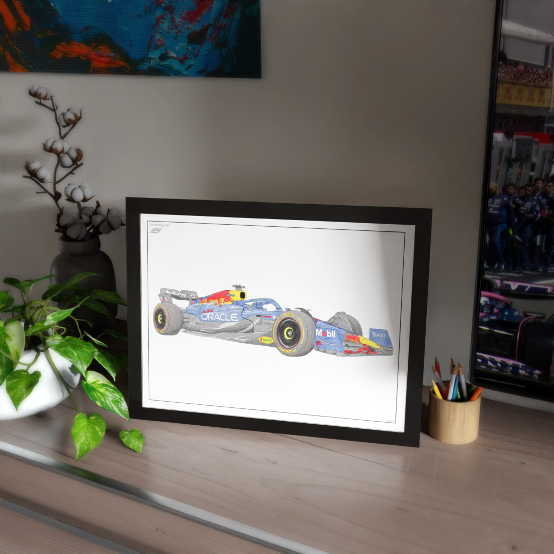 Oracle Red Bull Racing Honda RBPT RB21 (2025) – Max Verstappen #1 | High-Quality F1 Coloring Page