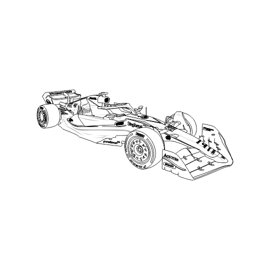 Formula 1 Coloring Pages Red Bull [2025]