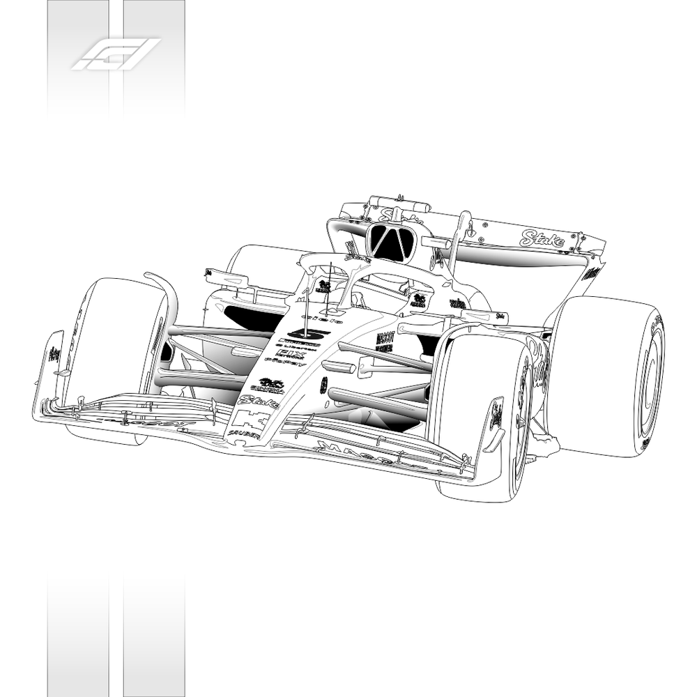 Stake F1 Team Kick Sauber C45 – Gabriel Bortoleto #5 (2025) | High