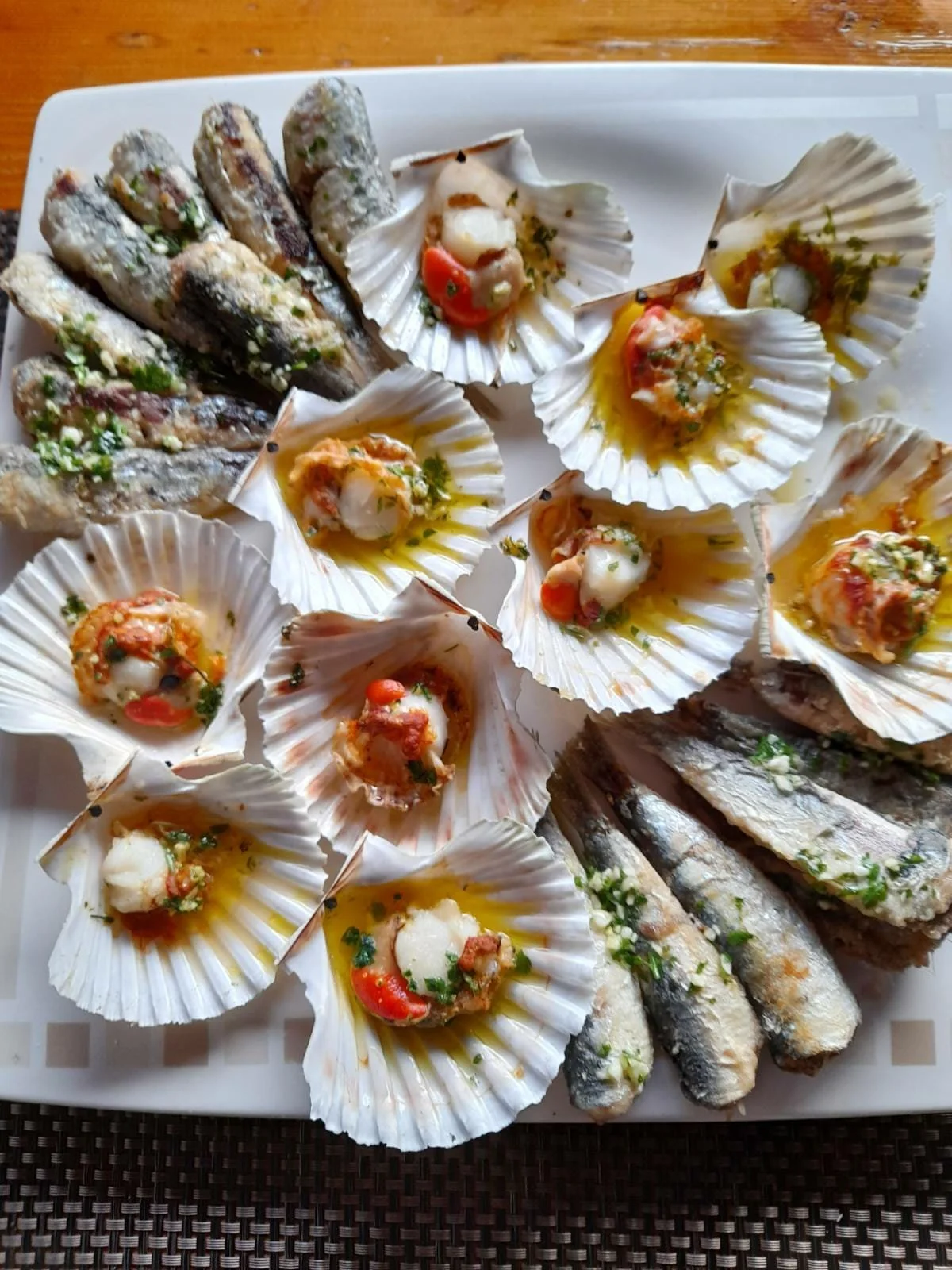 Fresh Oysters and Marinated Sardines, Croatian Cuisine