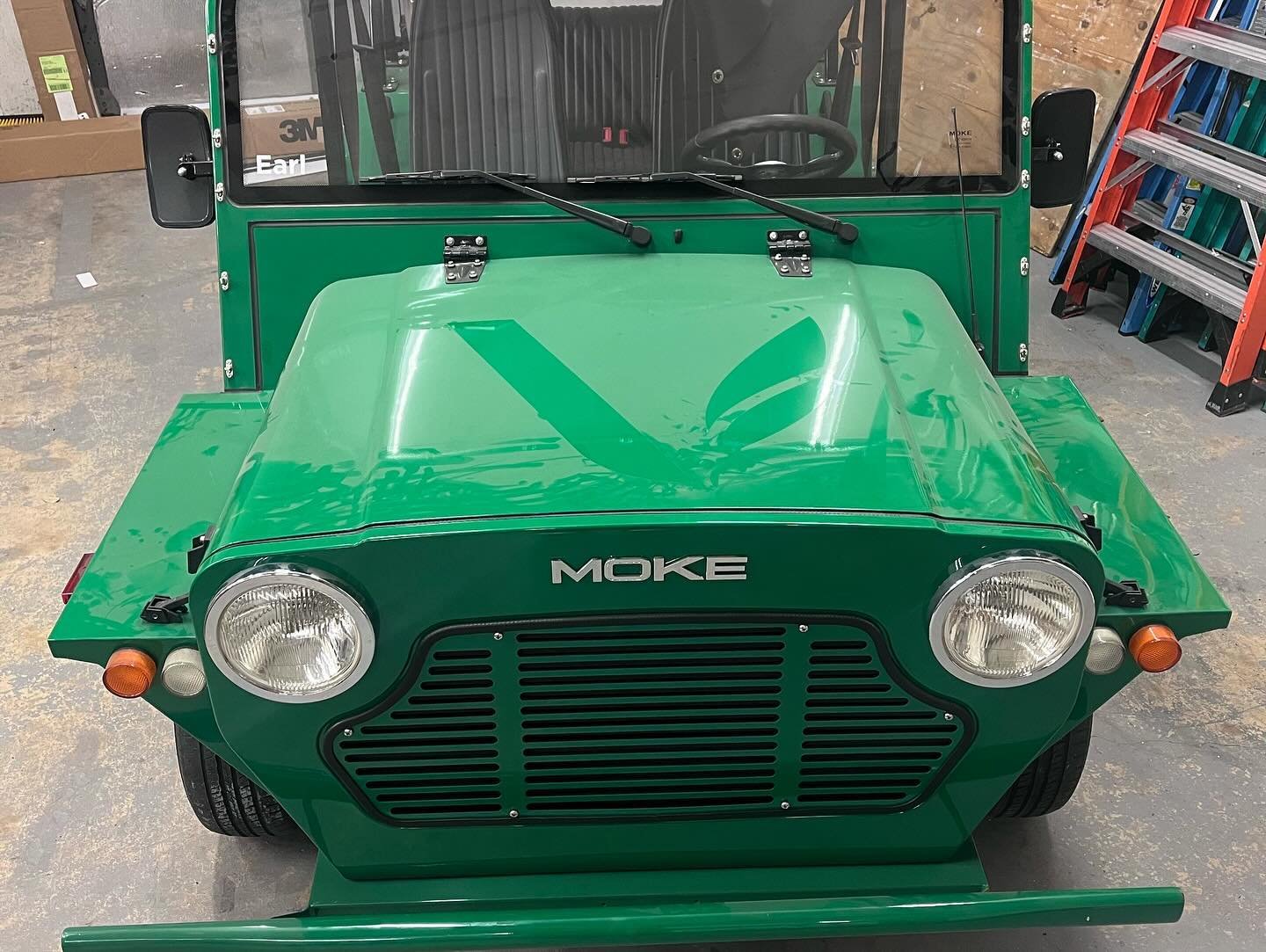 Check out this color change on a golf cart. The original color was green and changed to blue. Incredible detail from our install team. Great job guys.