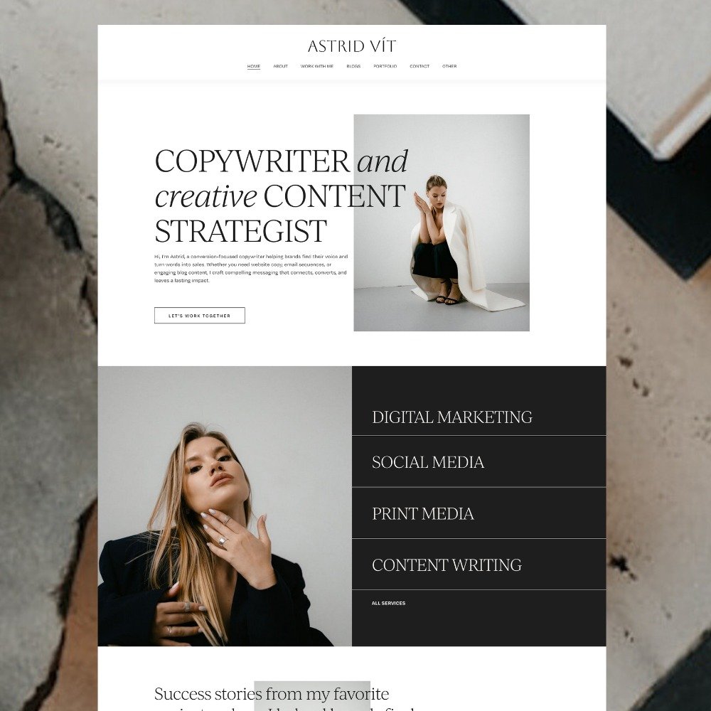 Effortless elegance for modern agencies ✨ A minimalistic template designed to impress, convert, and elevate your brand. Ready to launch?

#MinimalDesign #AgencyWebsite #SquarespaceTemplates #squarespacedesigner