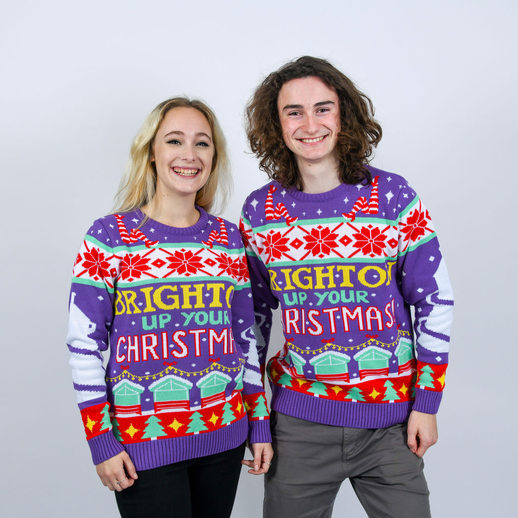 'Brighton Up Your Christmas' jumper design (Paradox Place 2021)