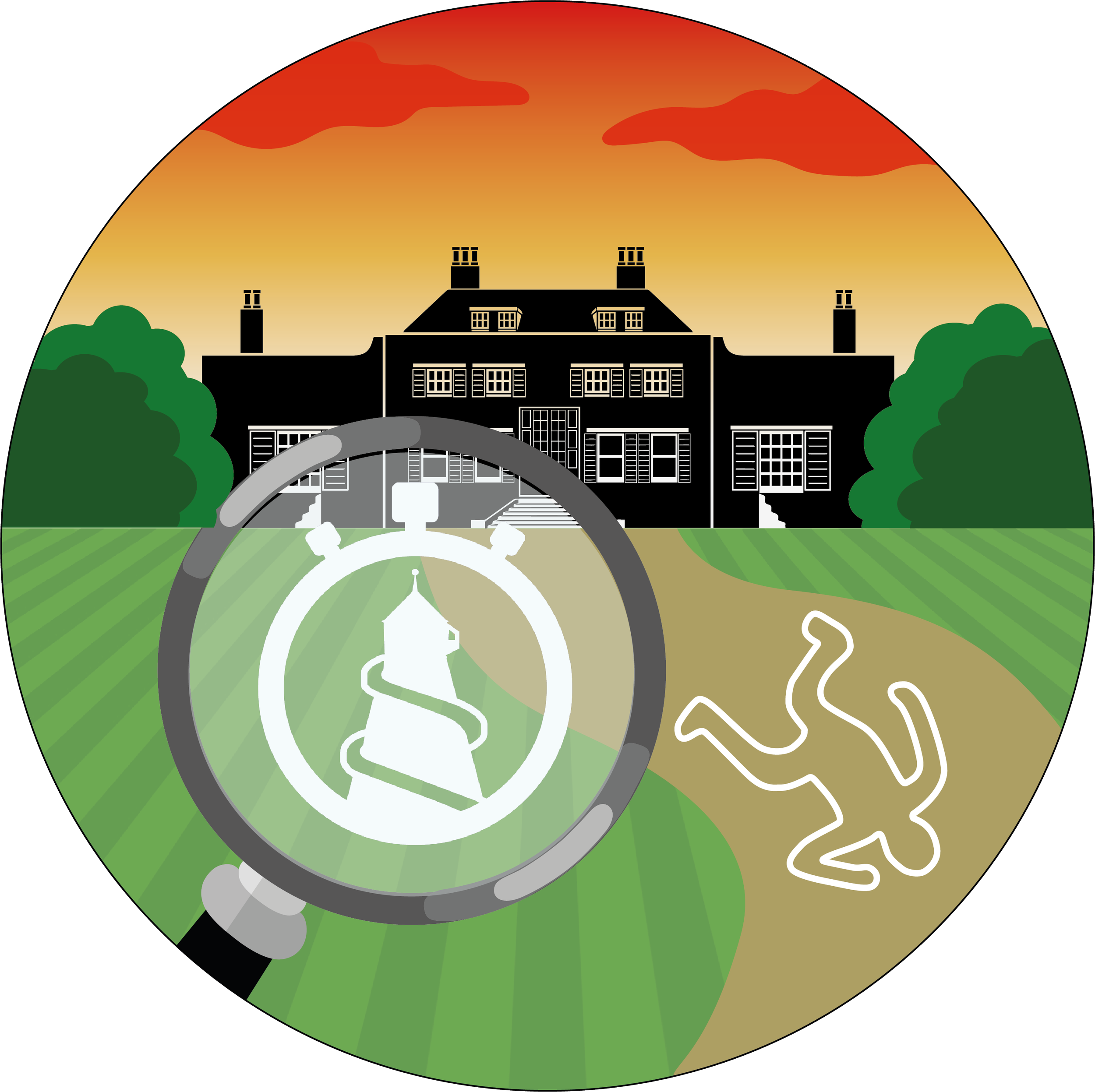 Logo for escape game 'Clue Company'