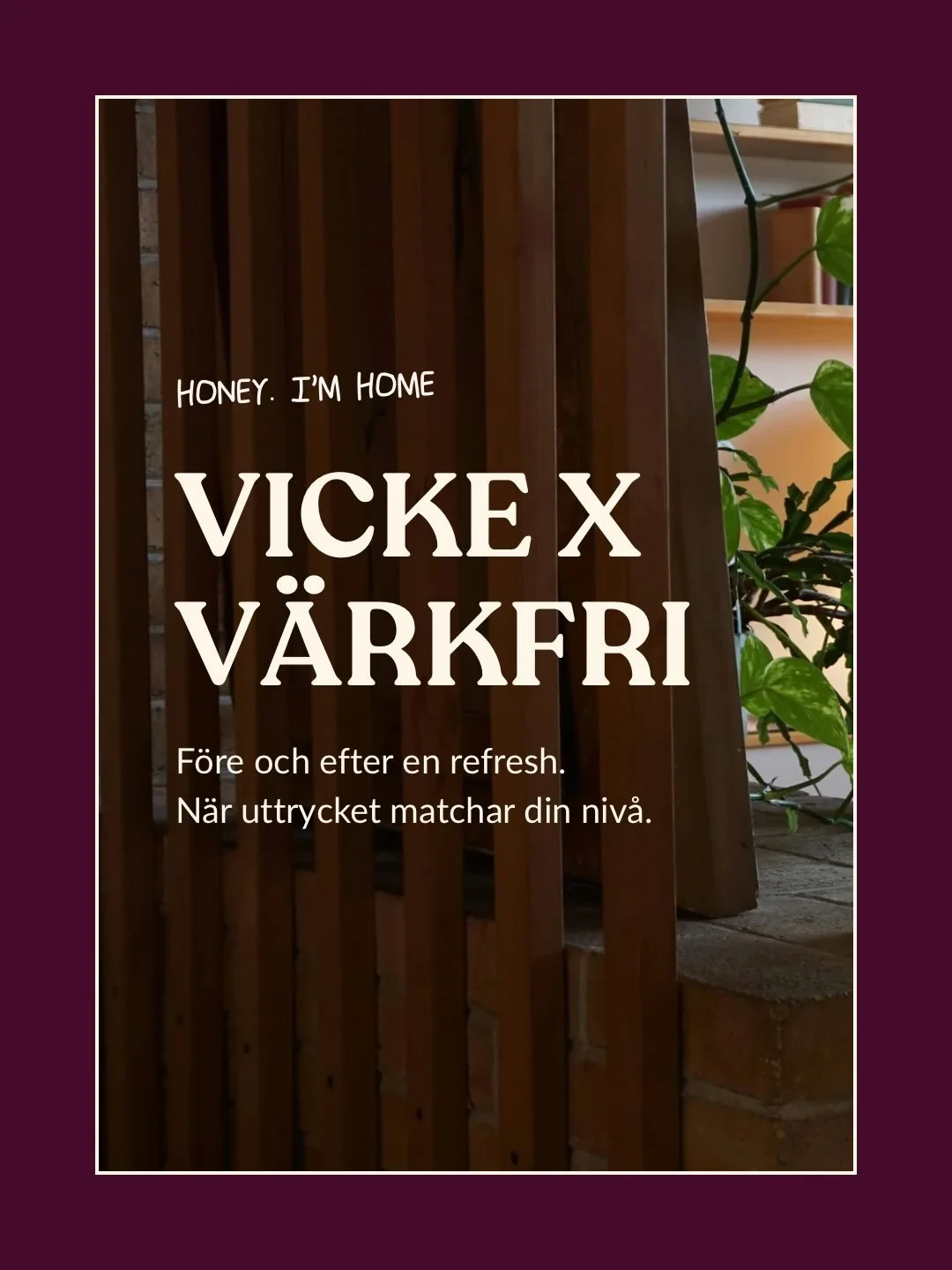 Jag &auml;r sm&aring;tt beroende av transformationer. Kan l&auml;tt titta p&aring; folk som renoverar i timmar (har du tips p&aring; renoveringsserier? hojta till). Och &auml;r den som b&ouml;rjar duka tv&aring; dagar innan vi ska ha folk haha. Bara 