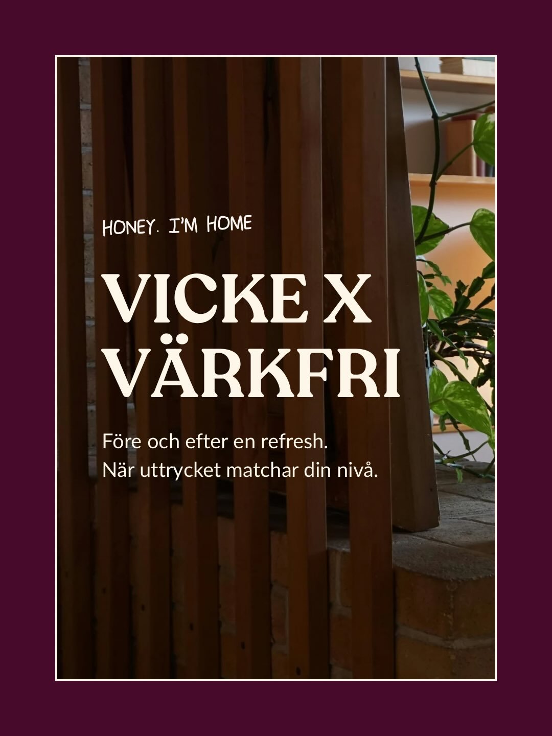 Jag &auml;r sm&aring;tt beroende av transformationer. Kan l&auml;tt titta p&aring; folk som renoverar i timmar (har du tips p&aring; renoveringsserier? hojta till). Och &auml;r den som b&ouml;rjar duka tv&aring; dagar innan vi ska ha folk haha. Bara 