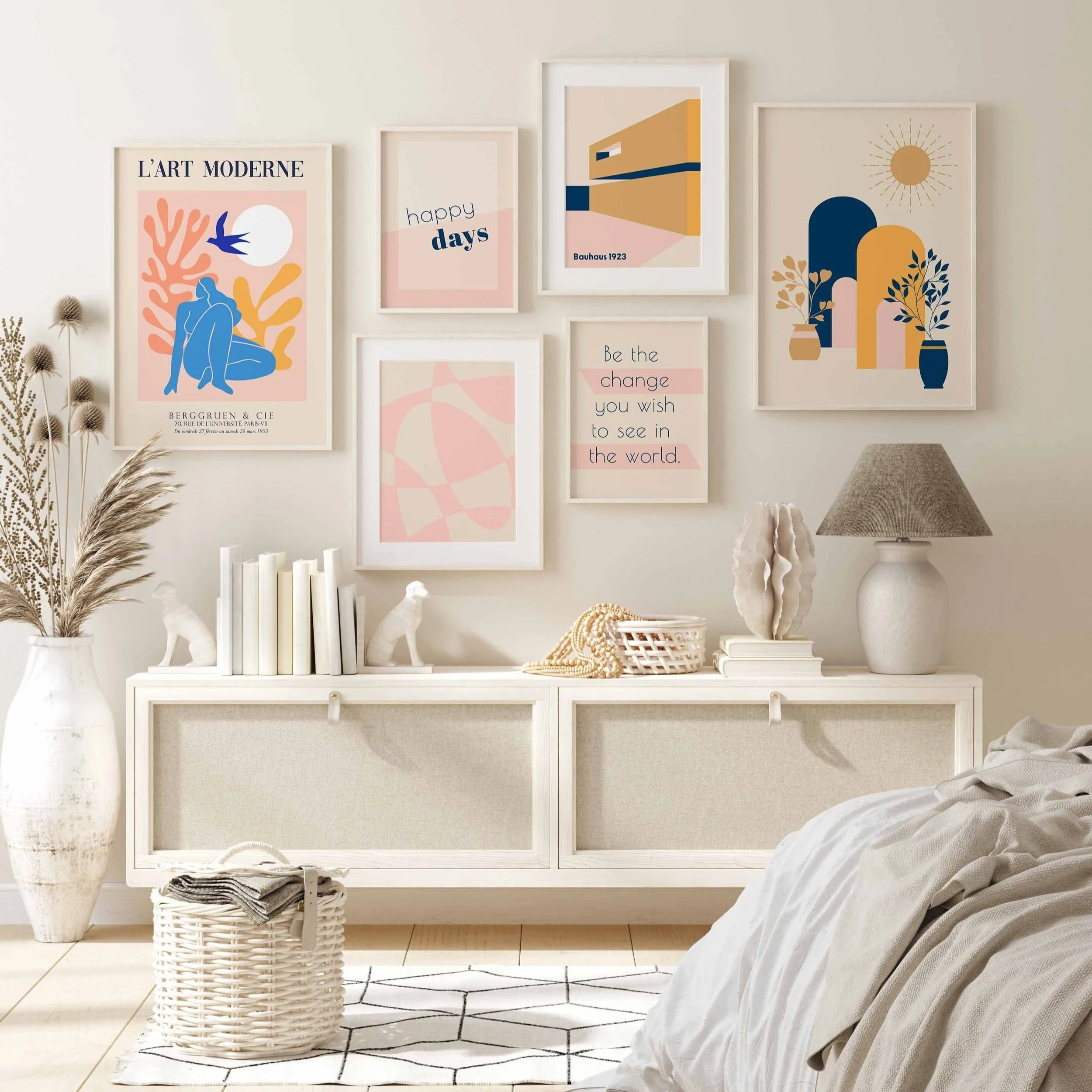 6-Piece Eclectic Gallery Wall Set
