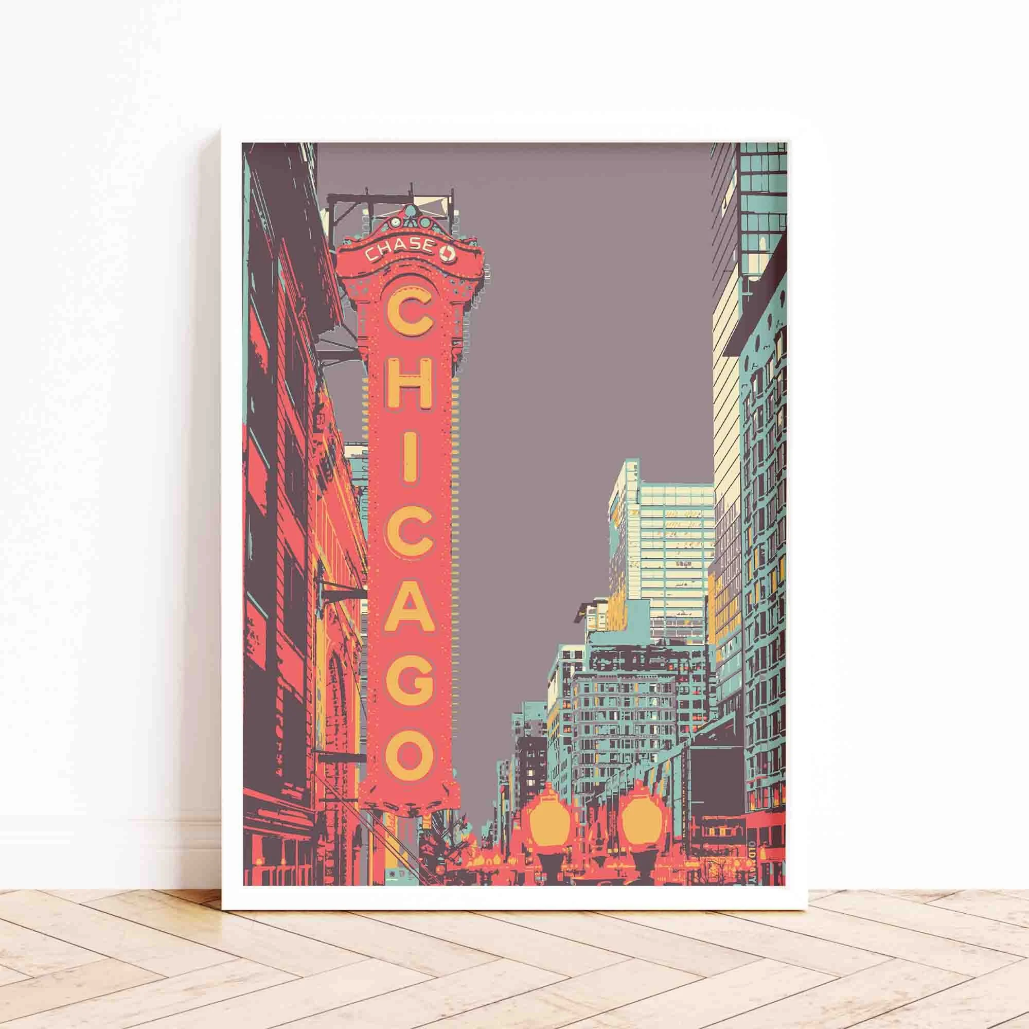 Chicago art print.