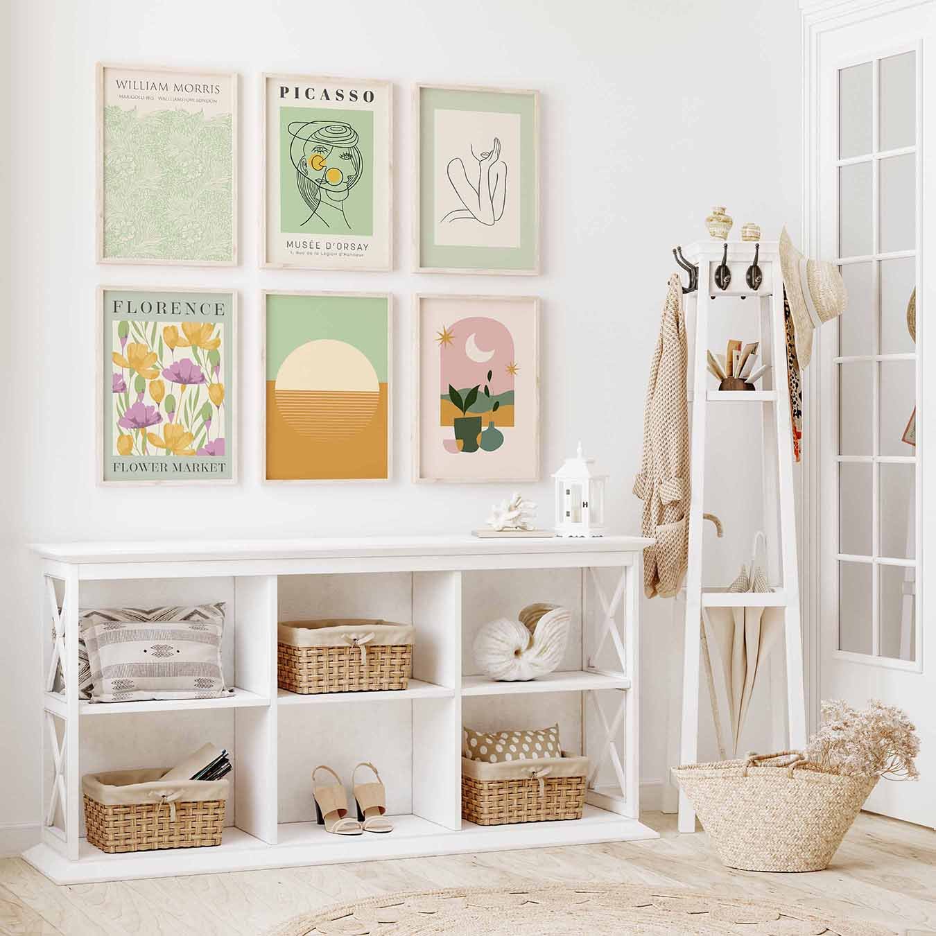 Sage Green Wall Art | Digital Art Prints