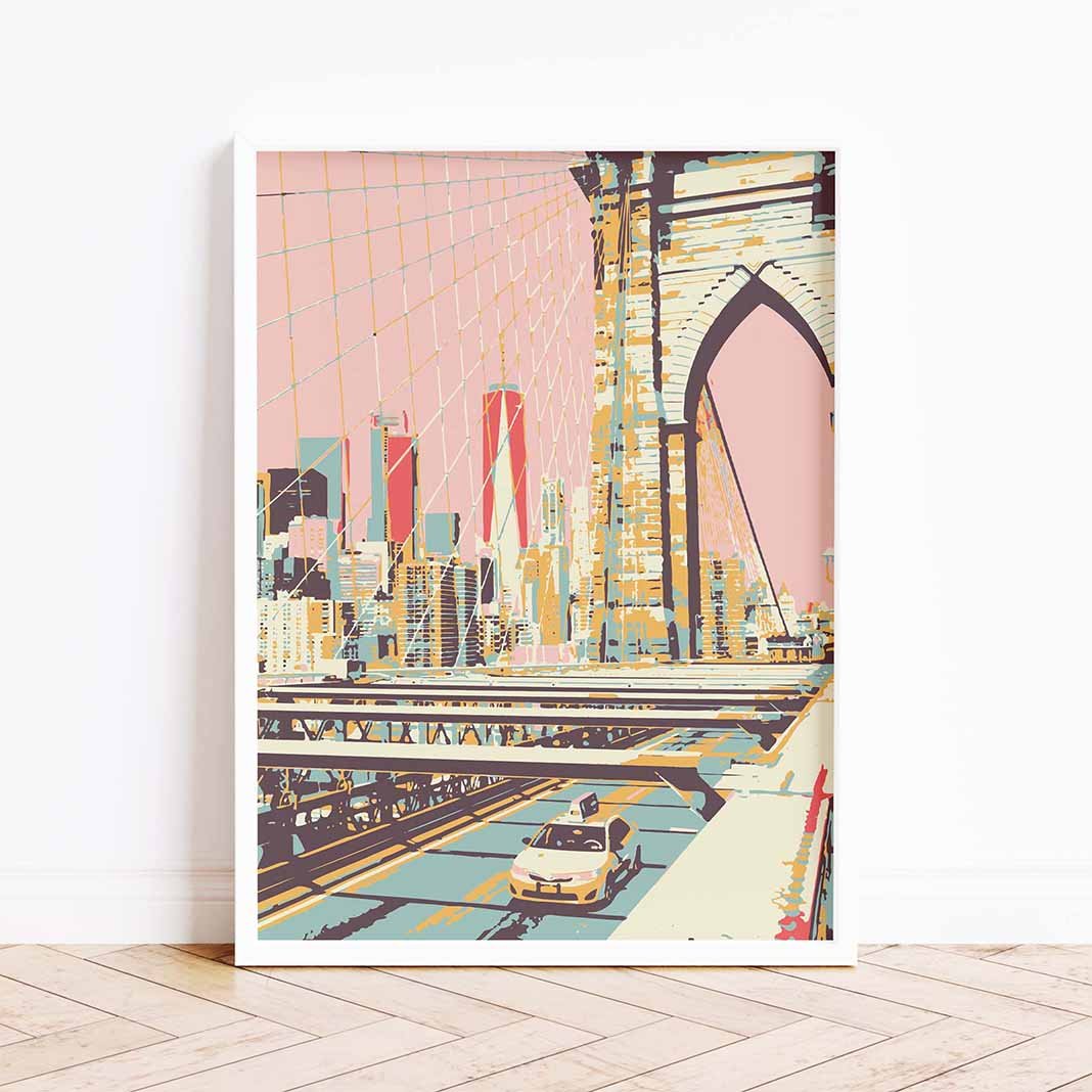 Brooklyn Bridge Poster | New York Wall Art